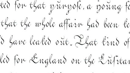 Transkribus Learn Home It is a cursive font that includes a bold.