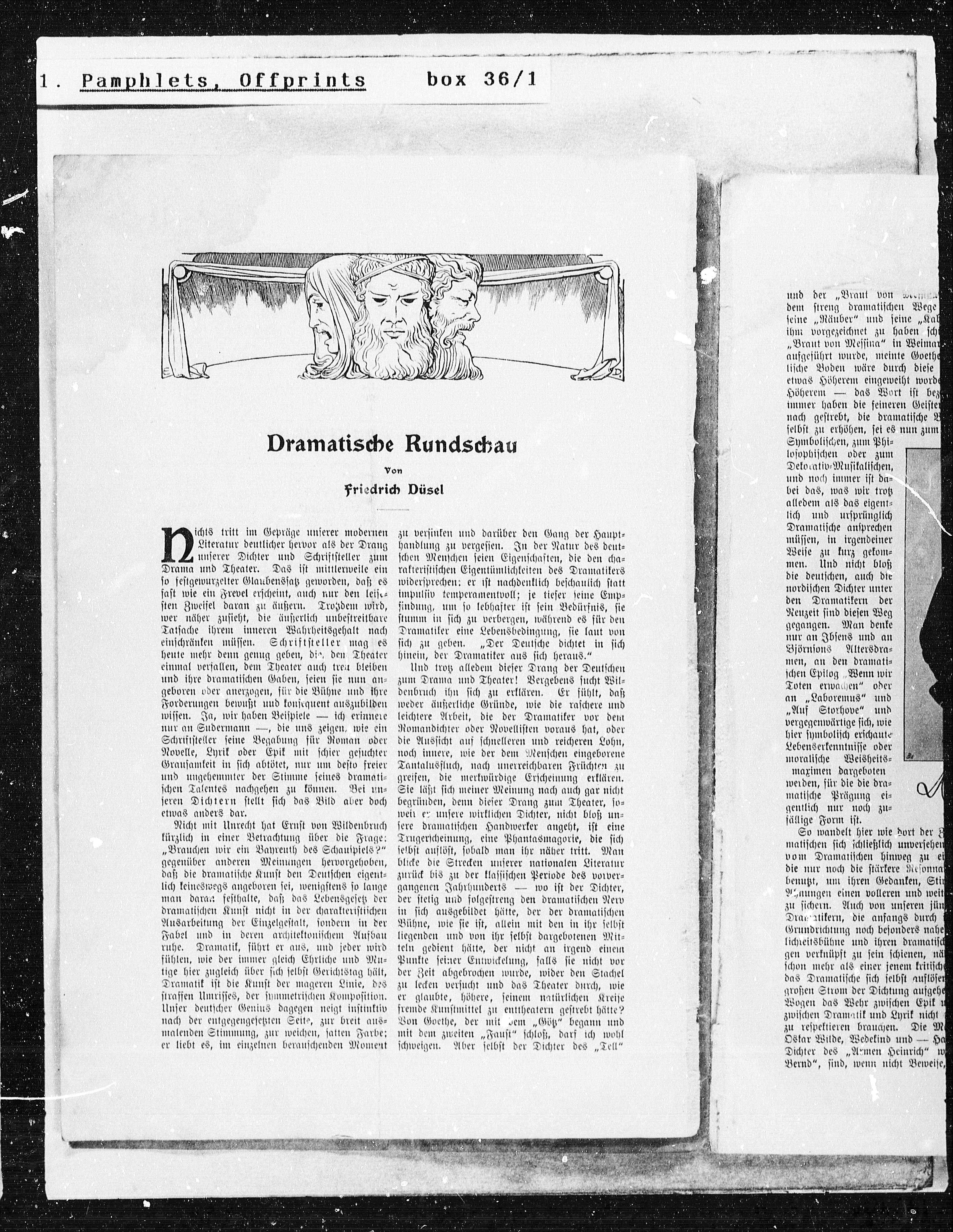 Vorschaubild für Friedrich Düsel Dramatische Rundschau, Seite 3