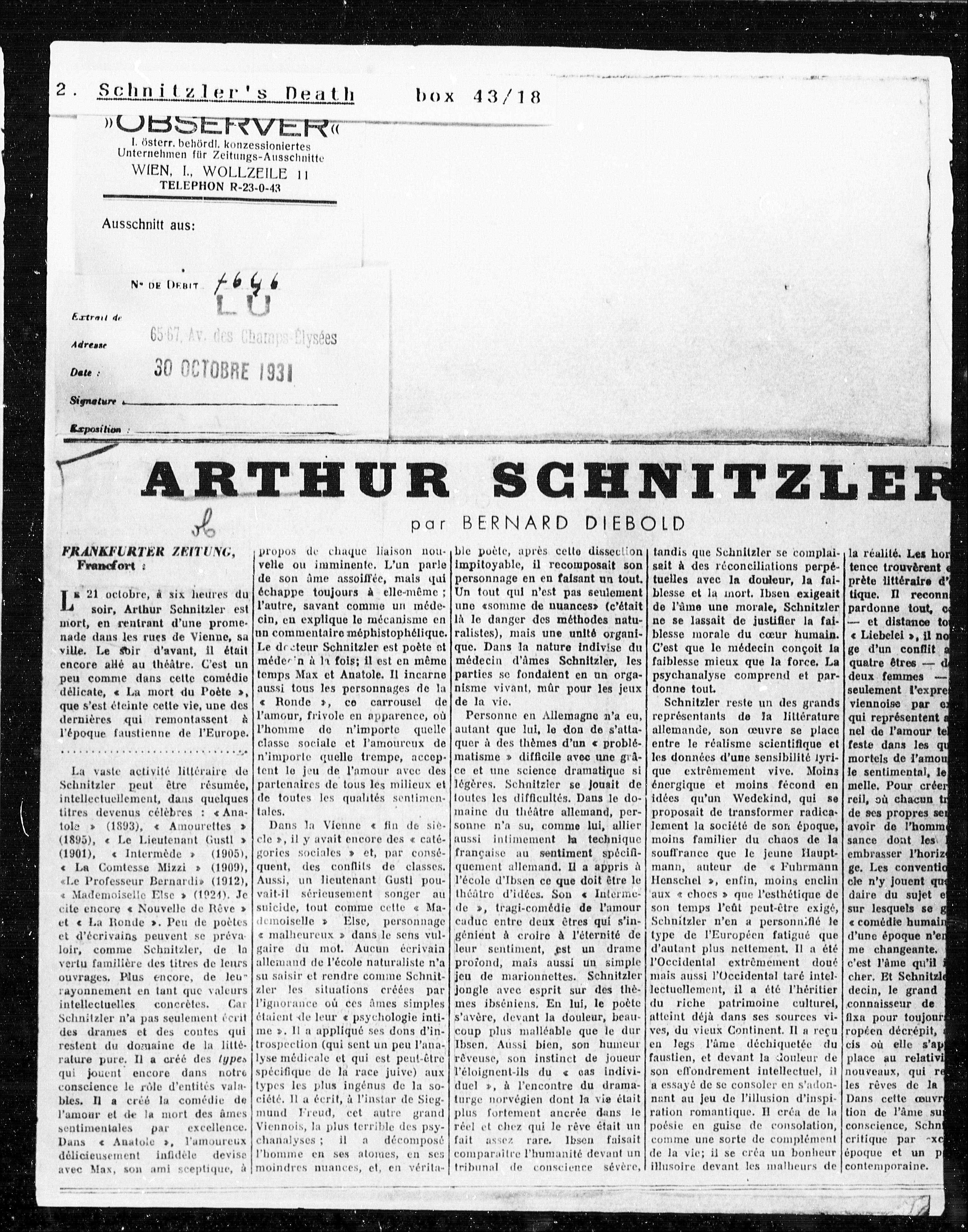 Vorschaubild für Schnitzlers Tod, Seite 436
