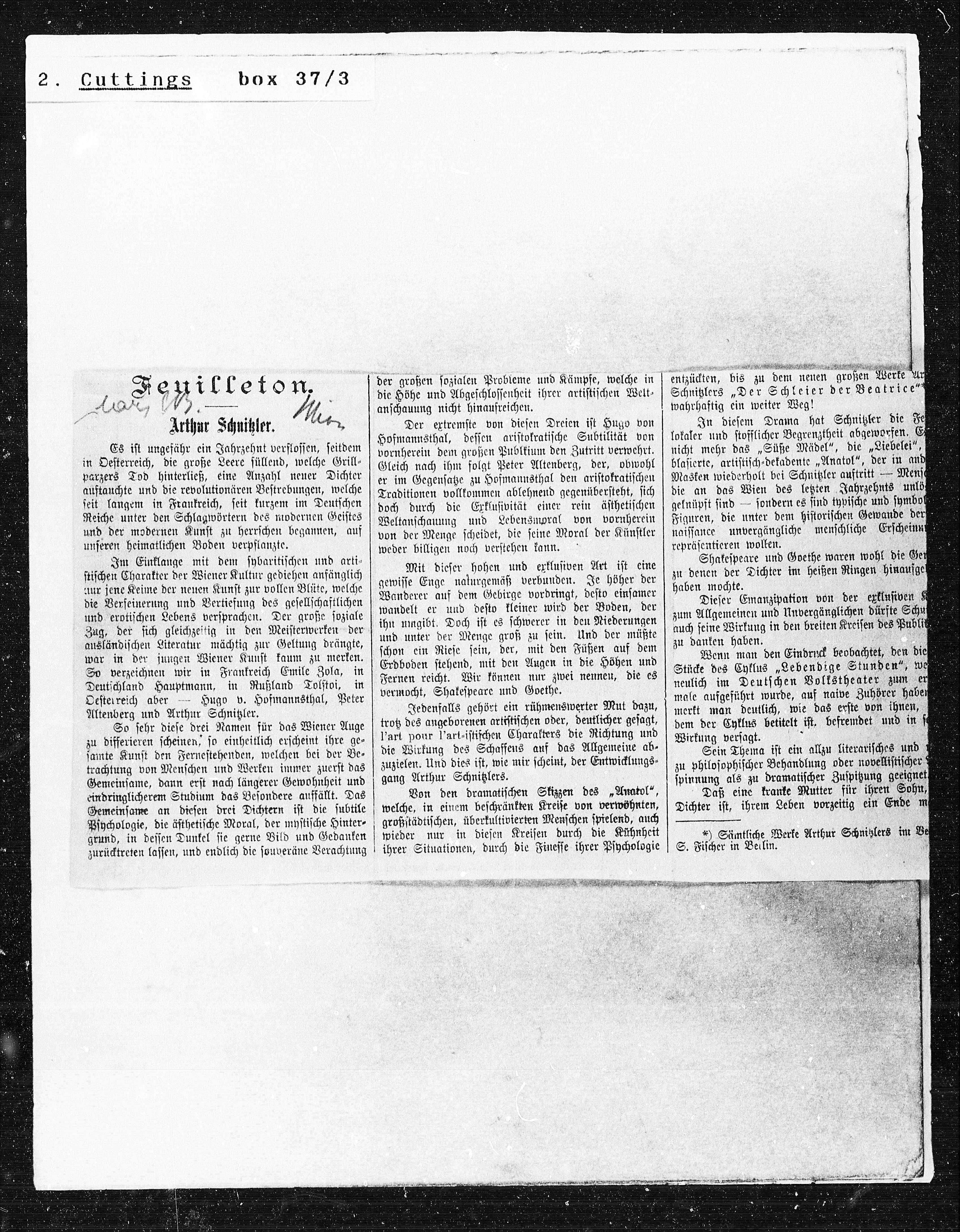 Vorschaubild für Ausschnitte 1903 1906, Seite 1