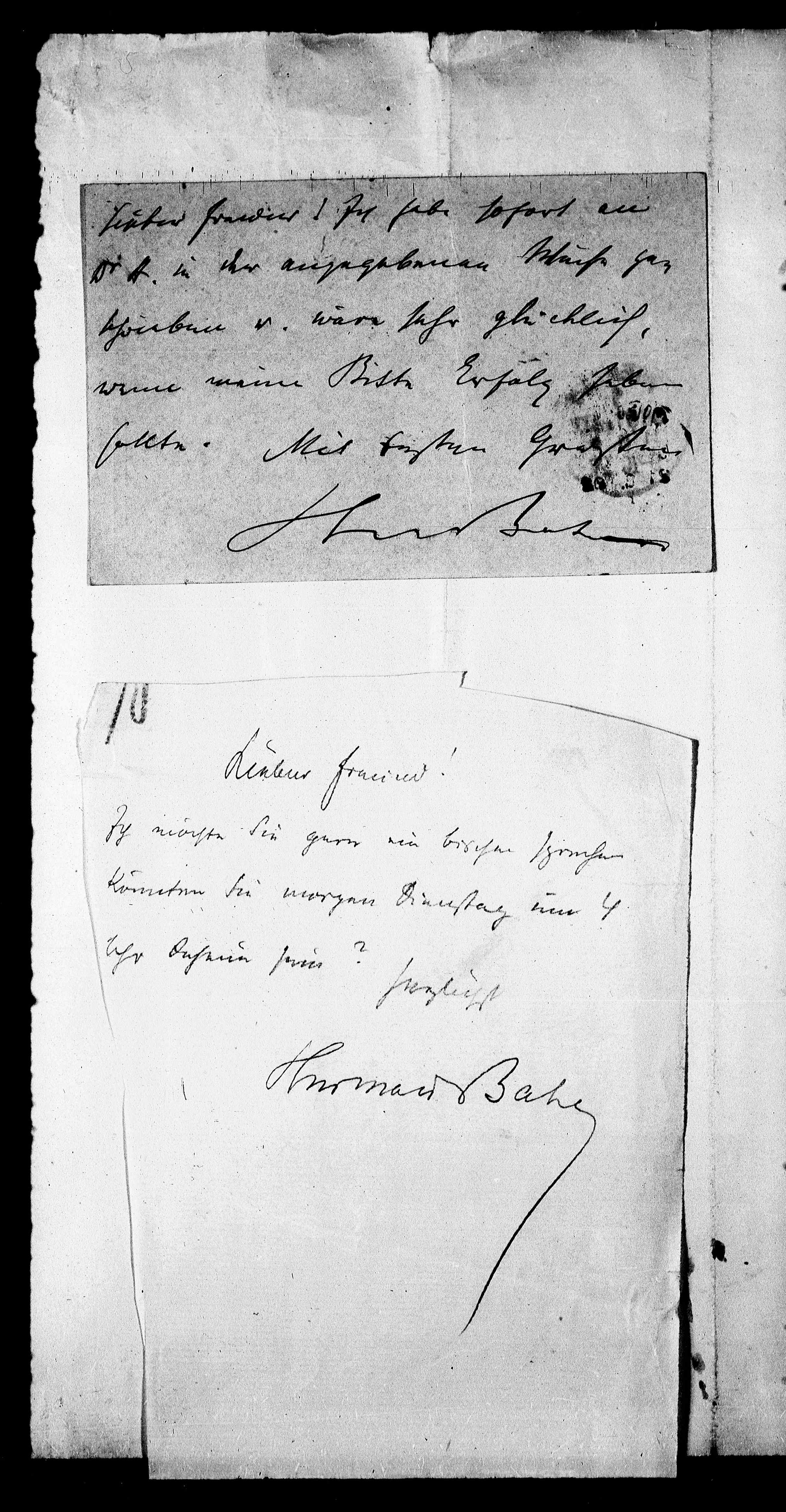 Vorschaubild für Bahr, Hermann_2 Bahr an Schnitzler, Originale, Seite 10