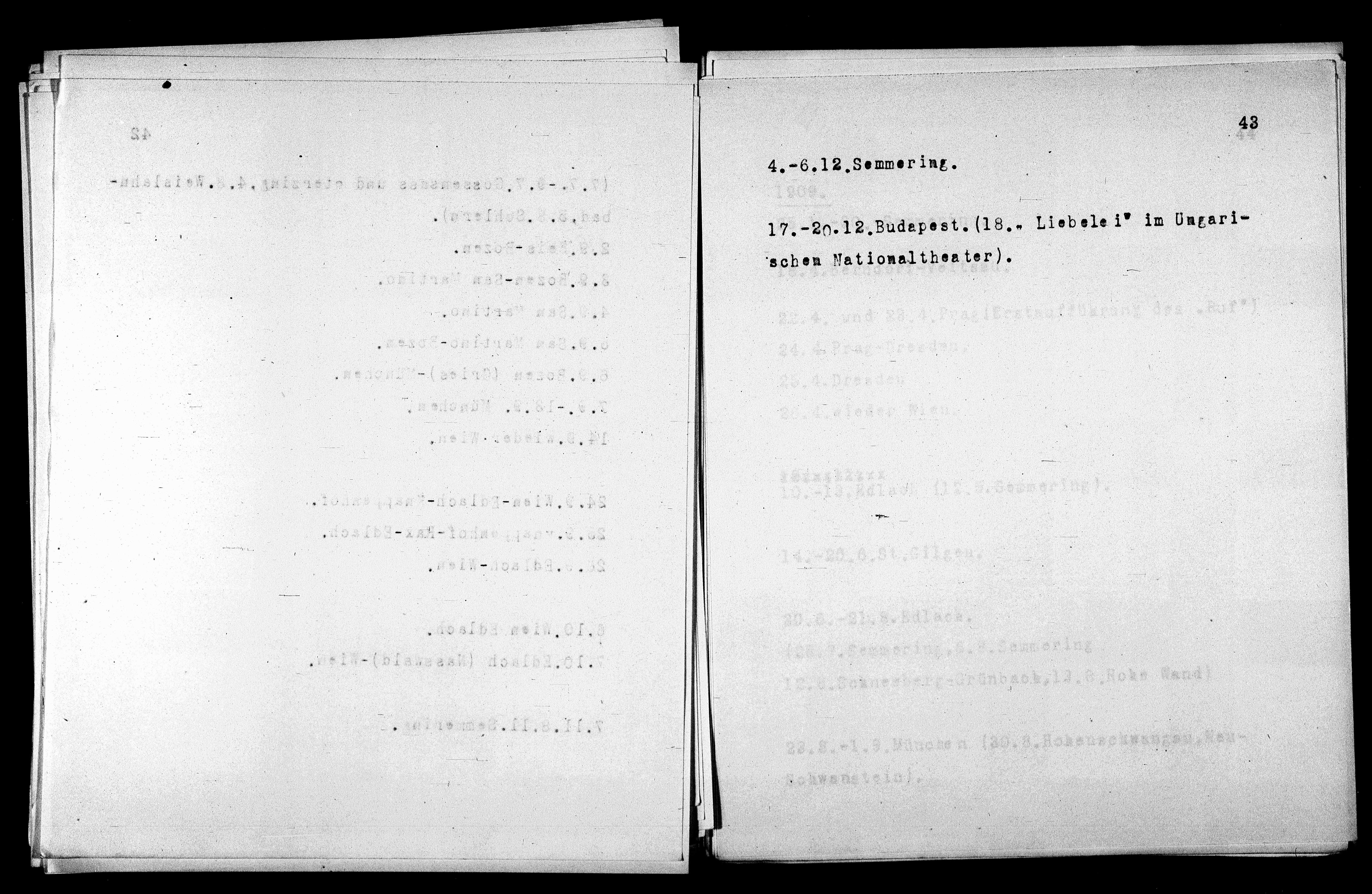 Vorschaubild für Verzeichnis unternommener Reisen 1867-1927, Seite 43