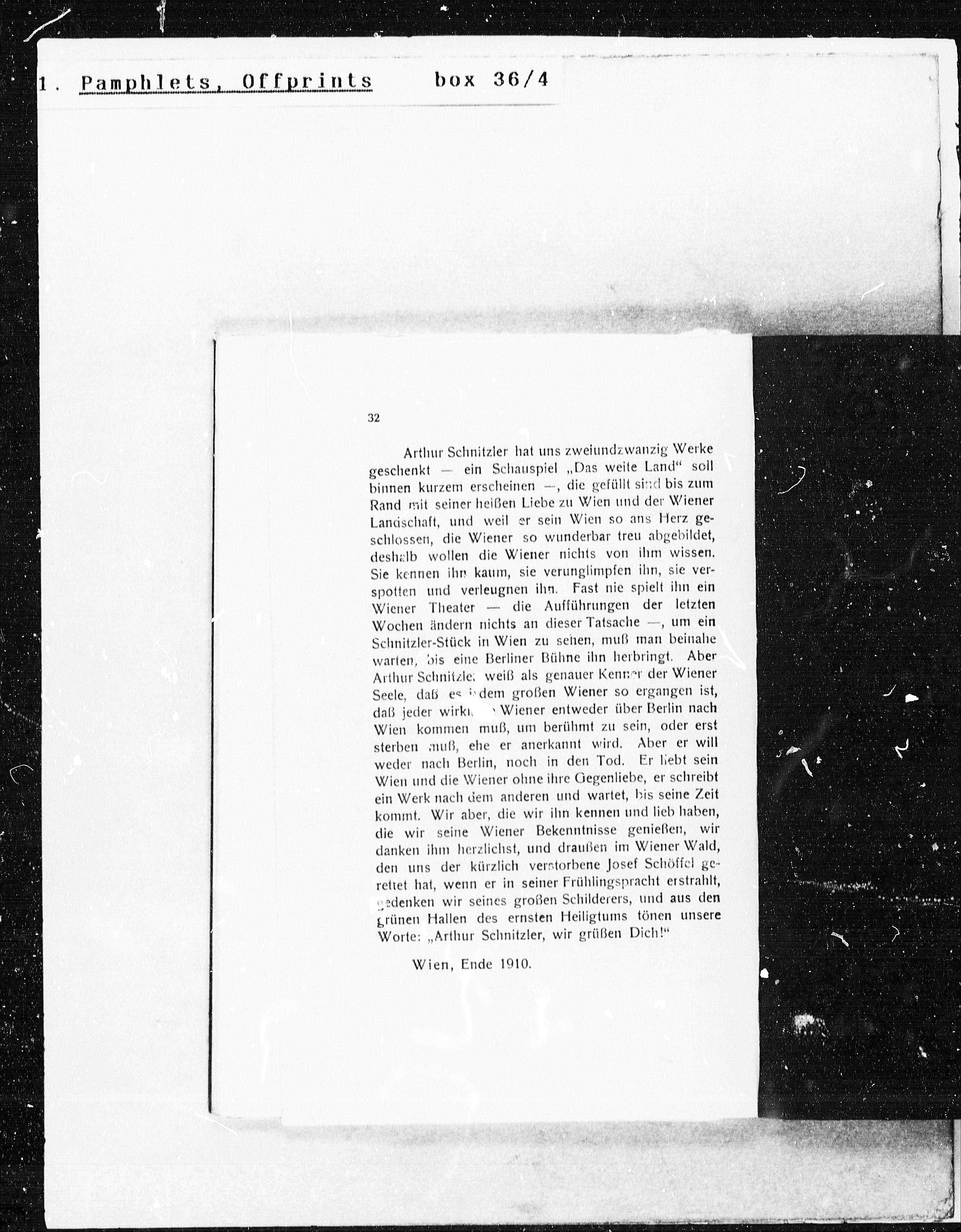 Vorschaubild für Leo Feigl Arthur Schnitzler und Wien, Seite 17