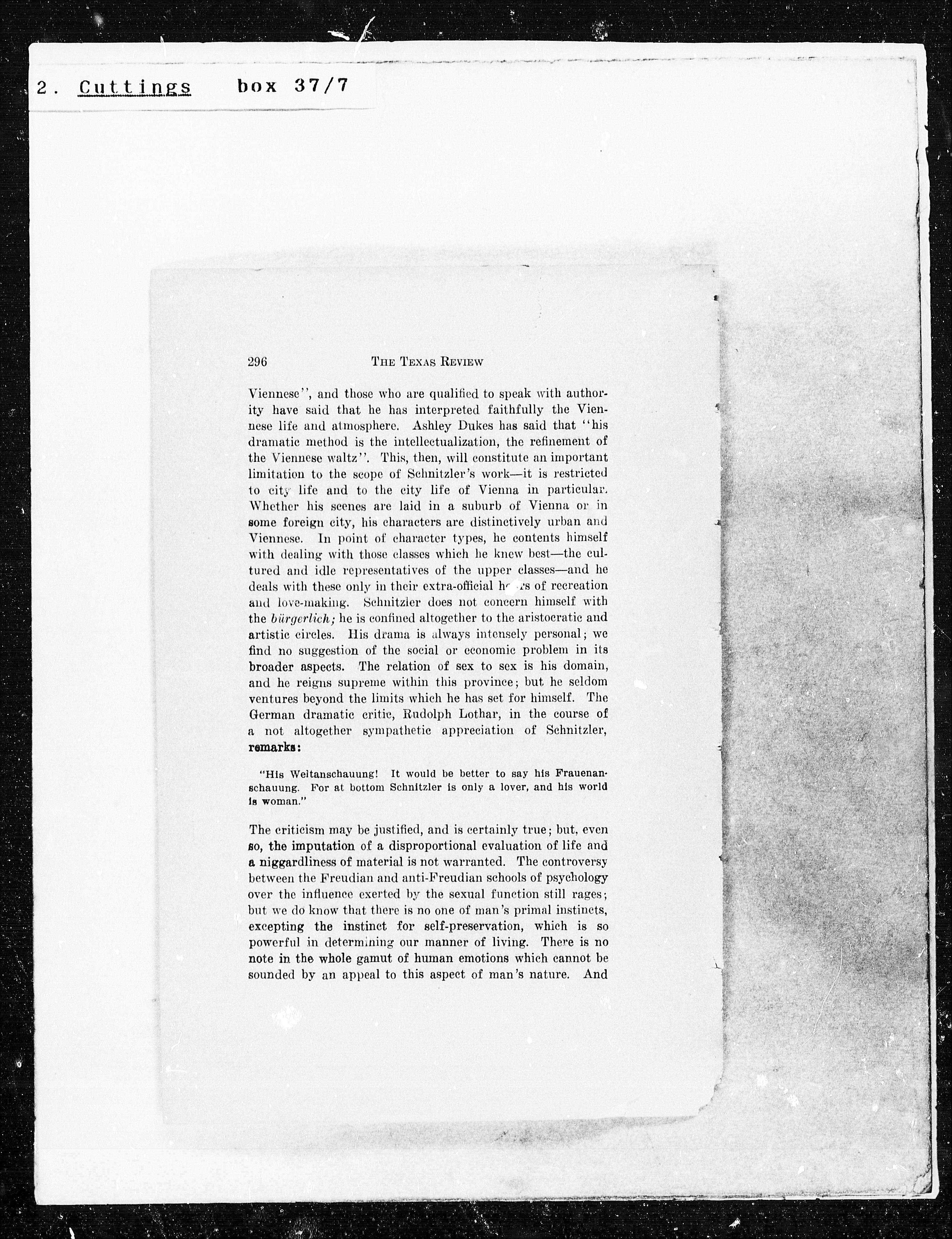 Vorschaubild für 1920 Baily Dramatic Work Texas Review, Seite 3