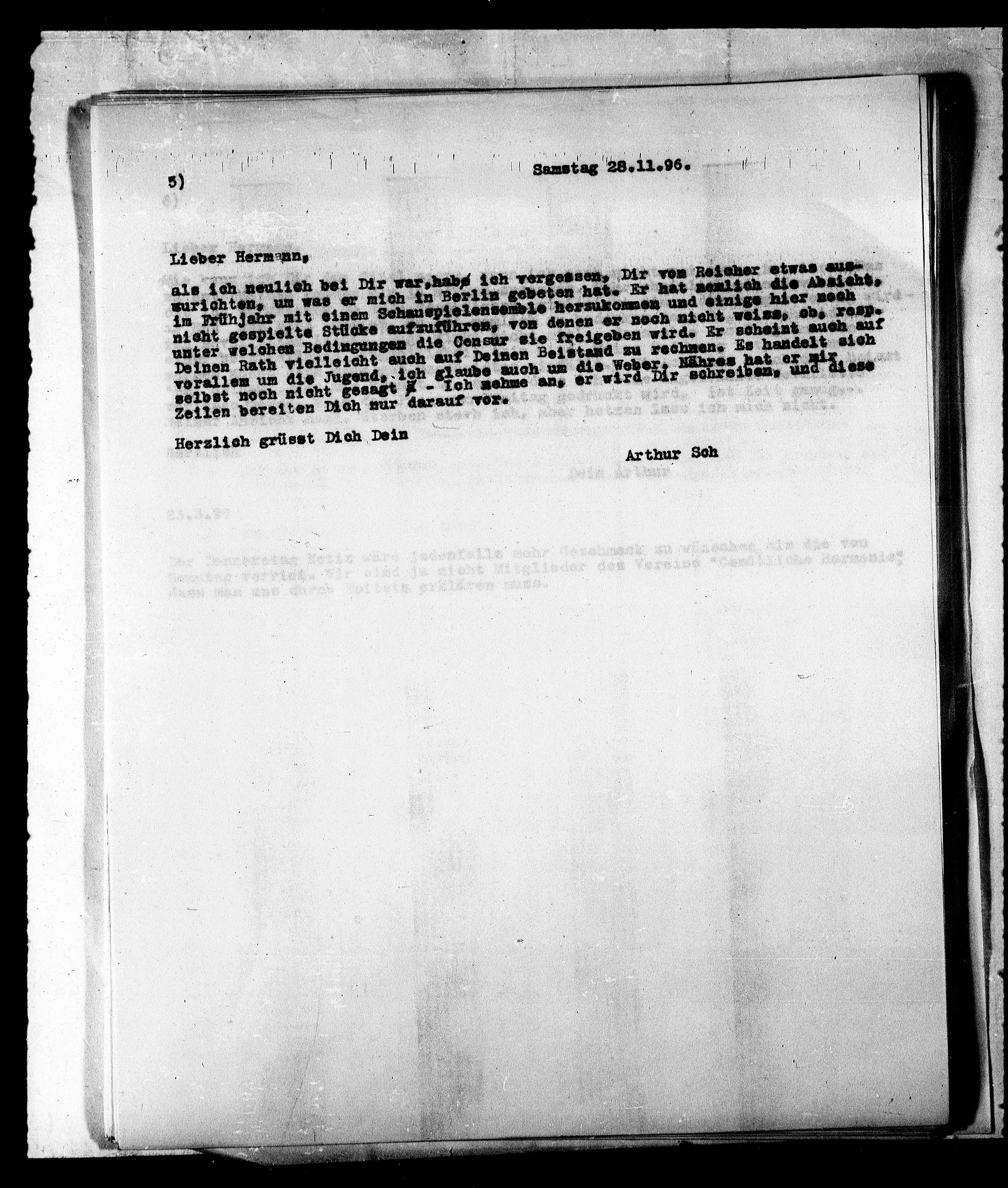 Vorschaubild für Bahr, Hermann_1 Schnitzler an Bahr, Typoskript, Seite 10