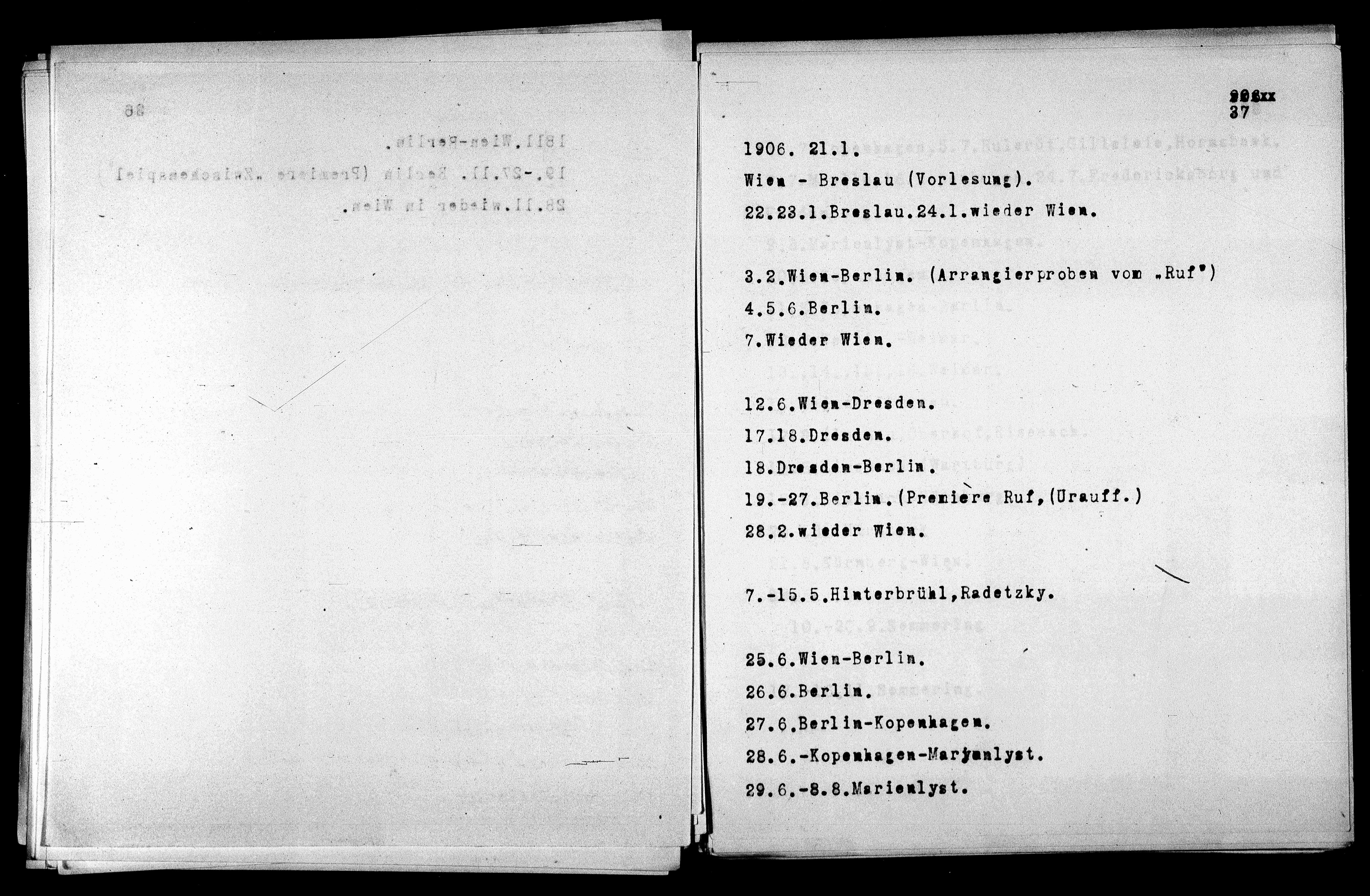 Vorschaubild für Verzeichnis unternommener Reisen 1867-1927, Seite 37