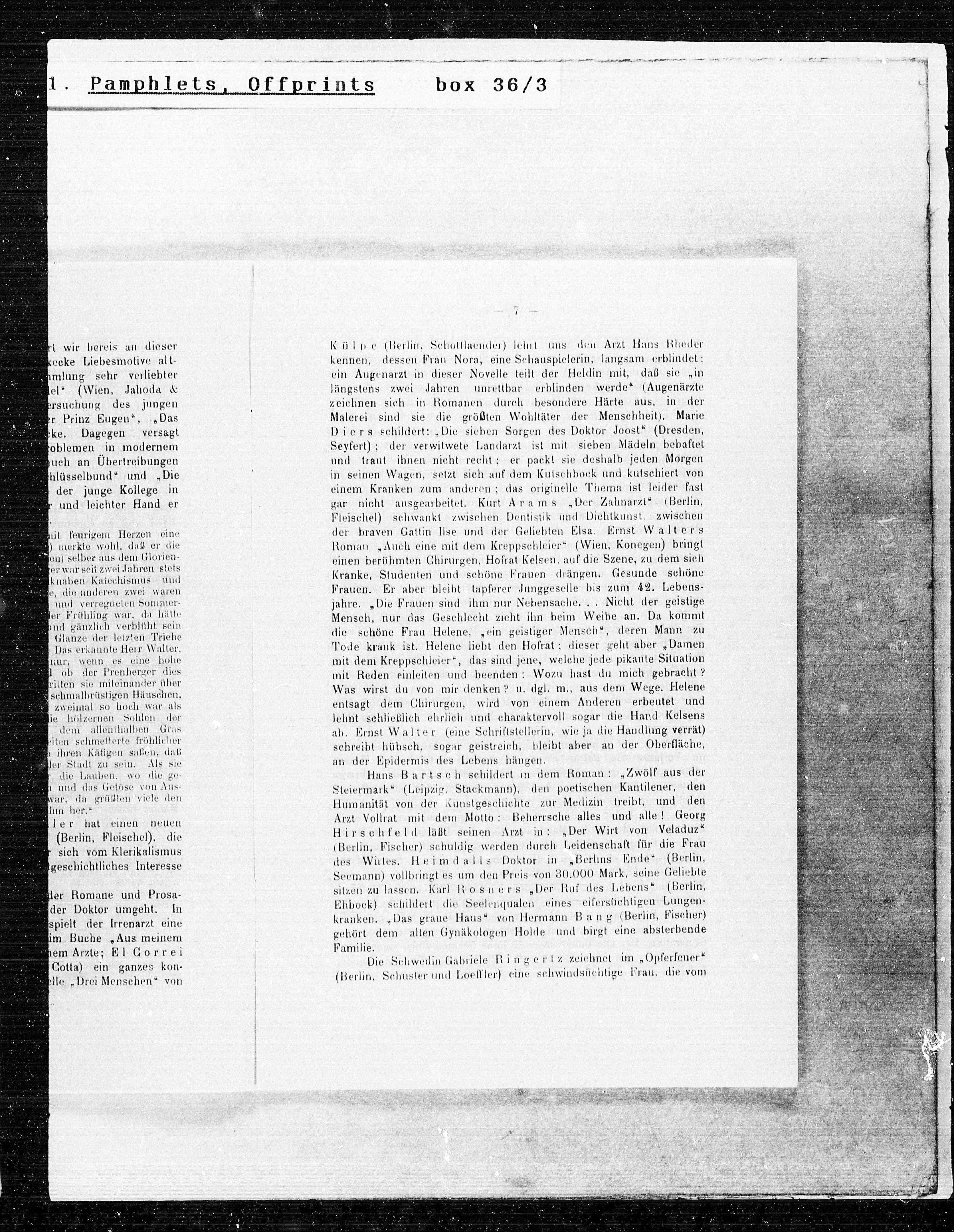 Vorschaubild für Broschüren Sonderdrucke 1904 1910, Seite 6