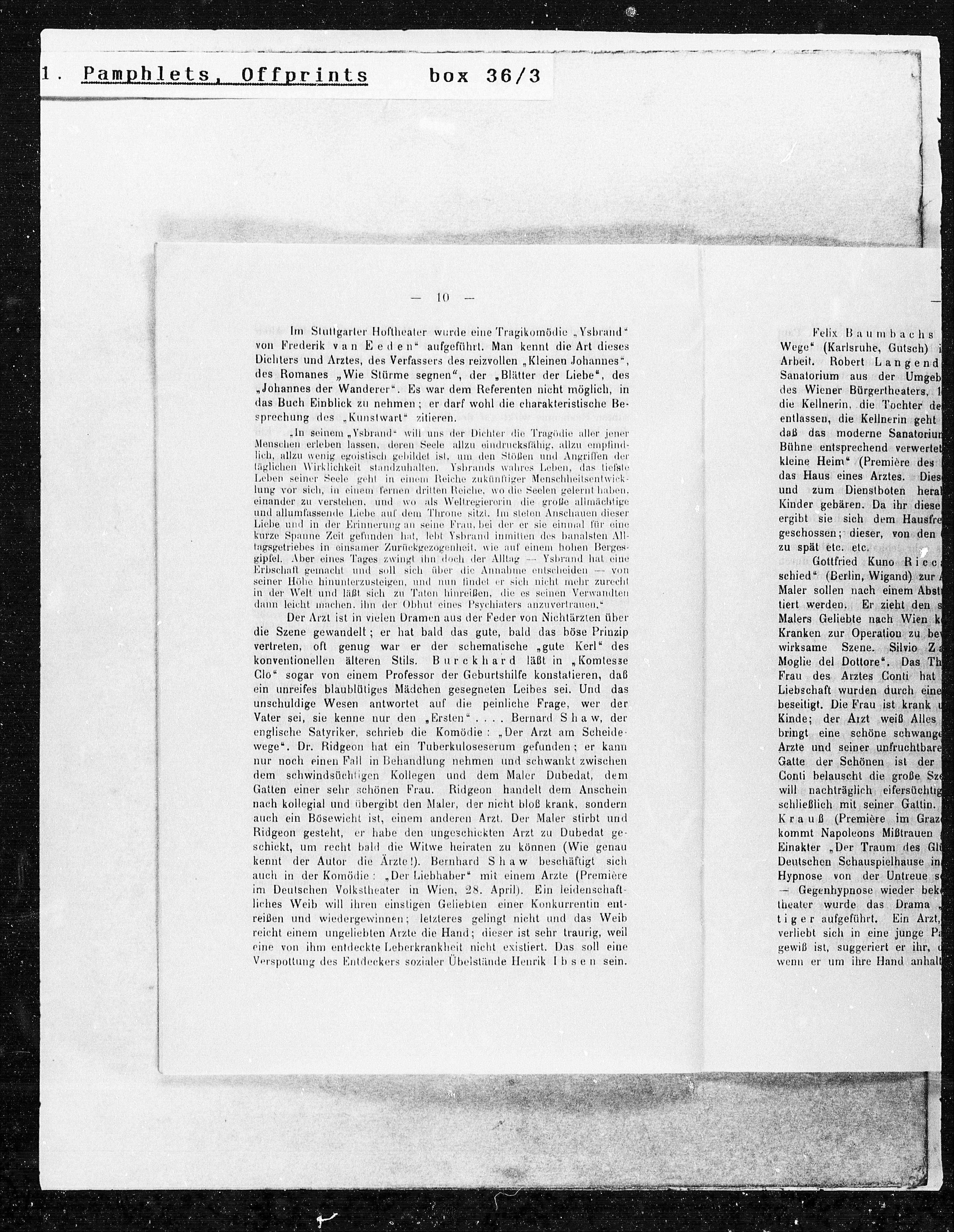 Vorschaubild für Broschüren Sonderdrucke 1904 1910, Seite 9