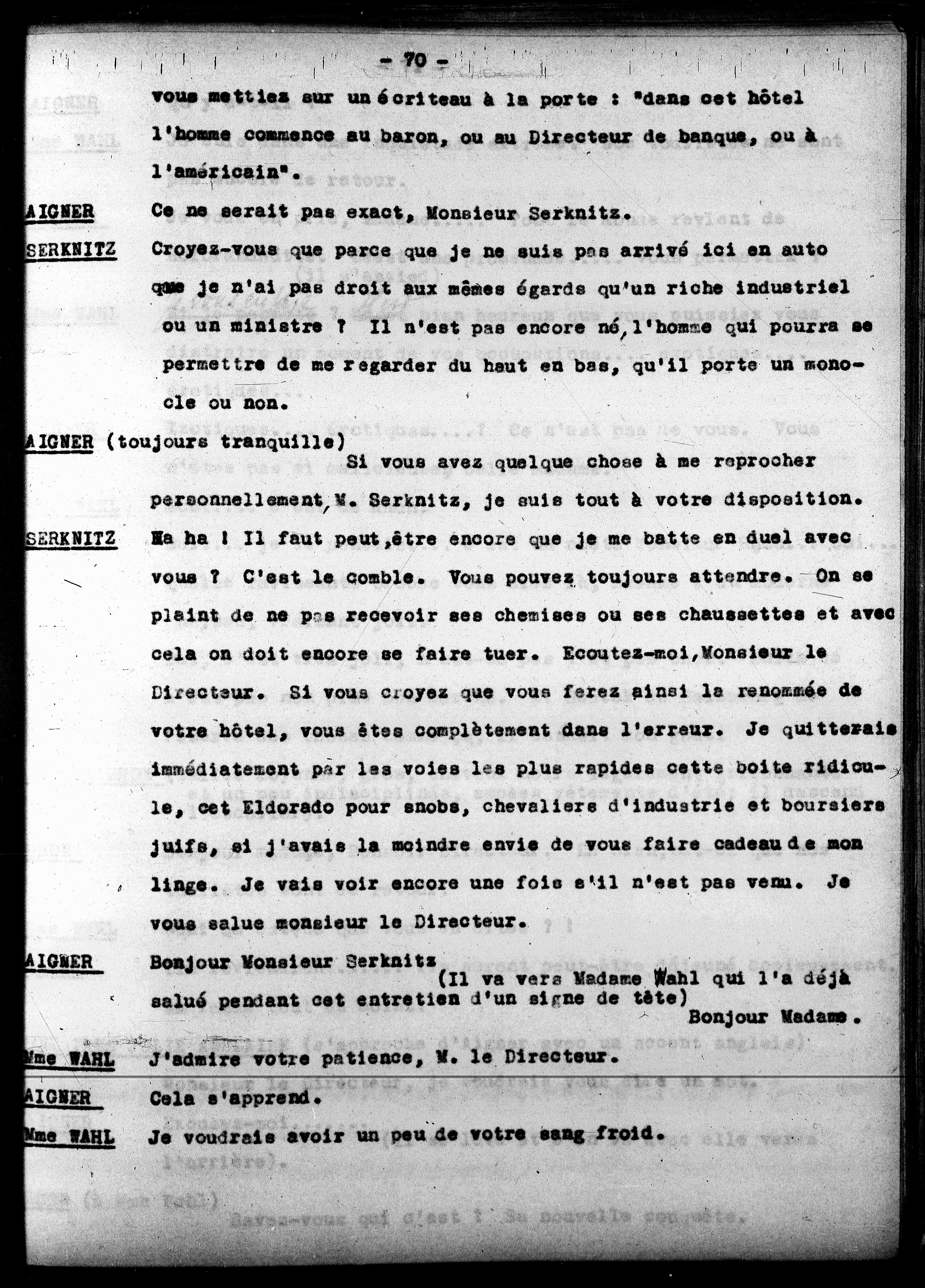 Vorschaubild für Französischsprachige Übersetzungen III Le Pays Inconnu, Seite 74