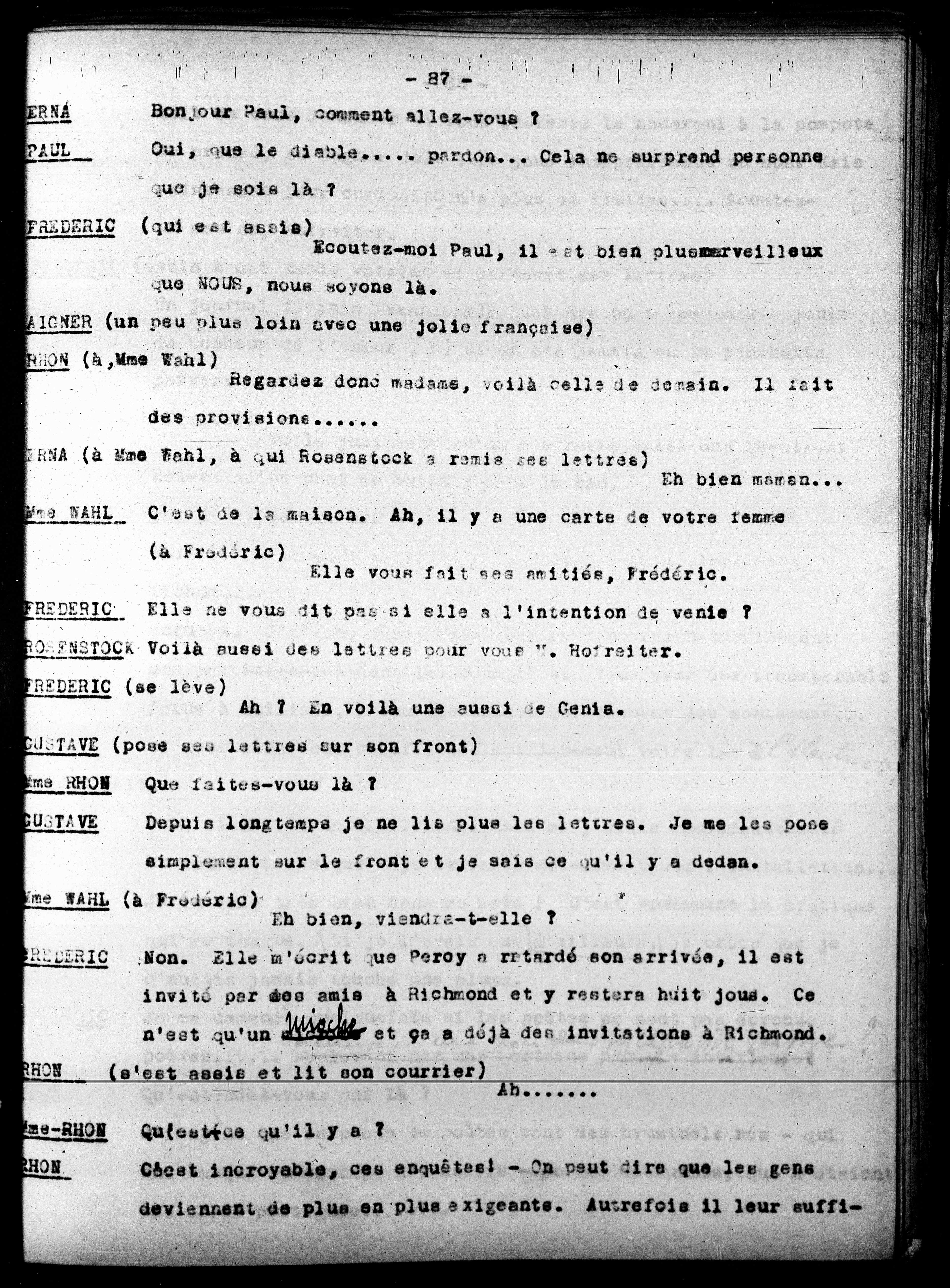Vorschaubild für Französischsprachige Übersetzungen III Le Pays Inconnu, Seite 91