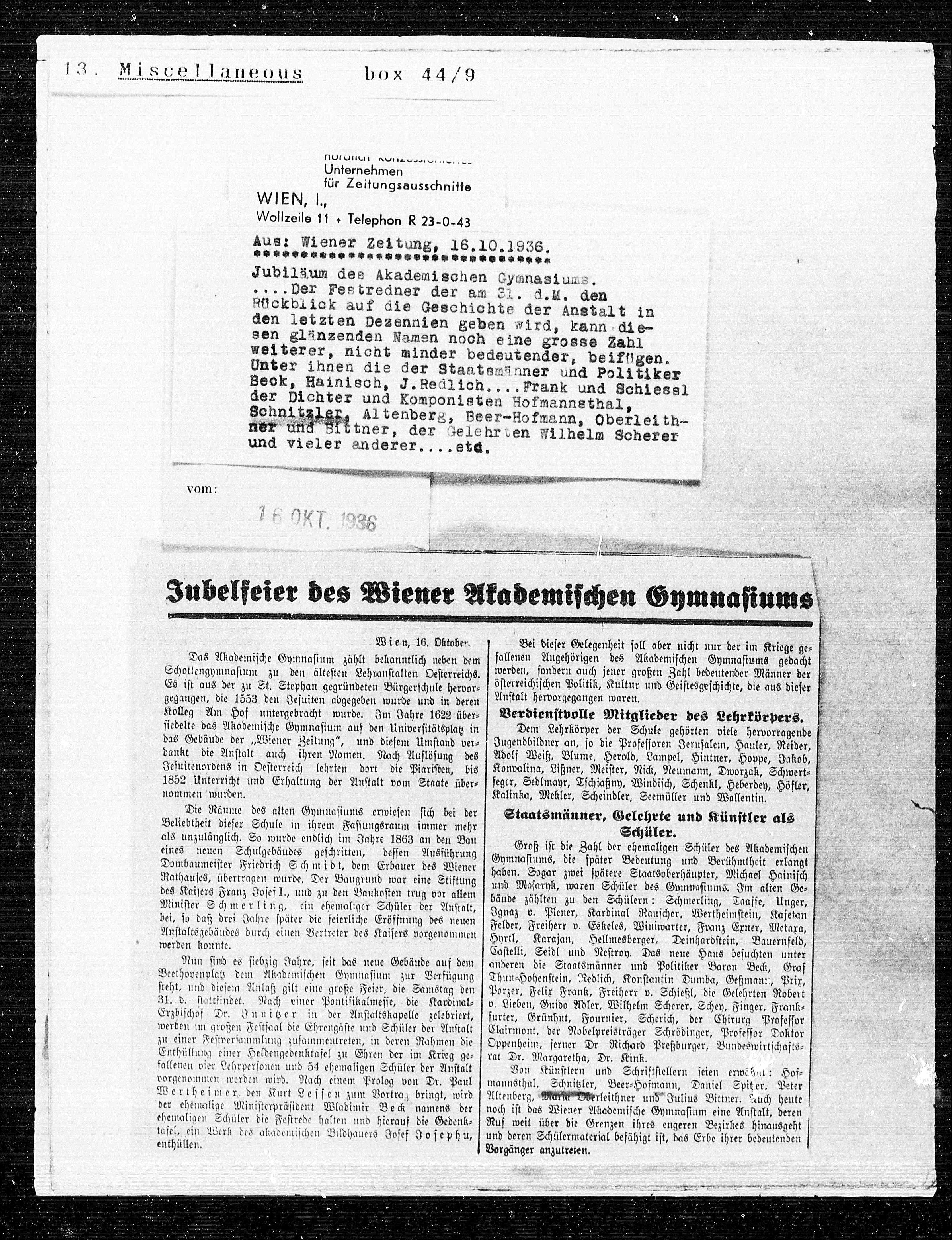 Vorschaubild für 1936 undatiert, Seite 29