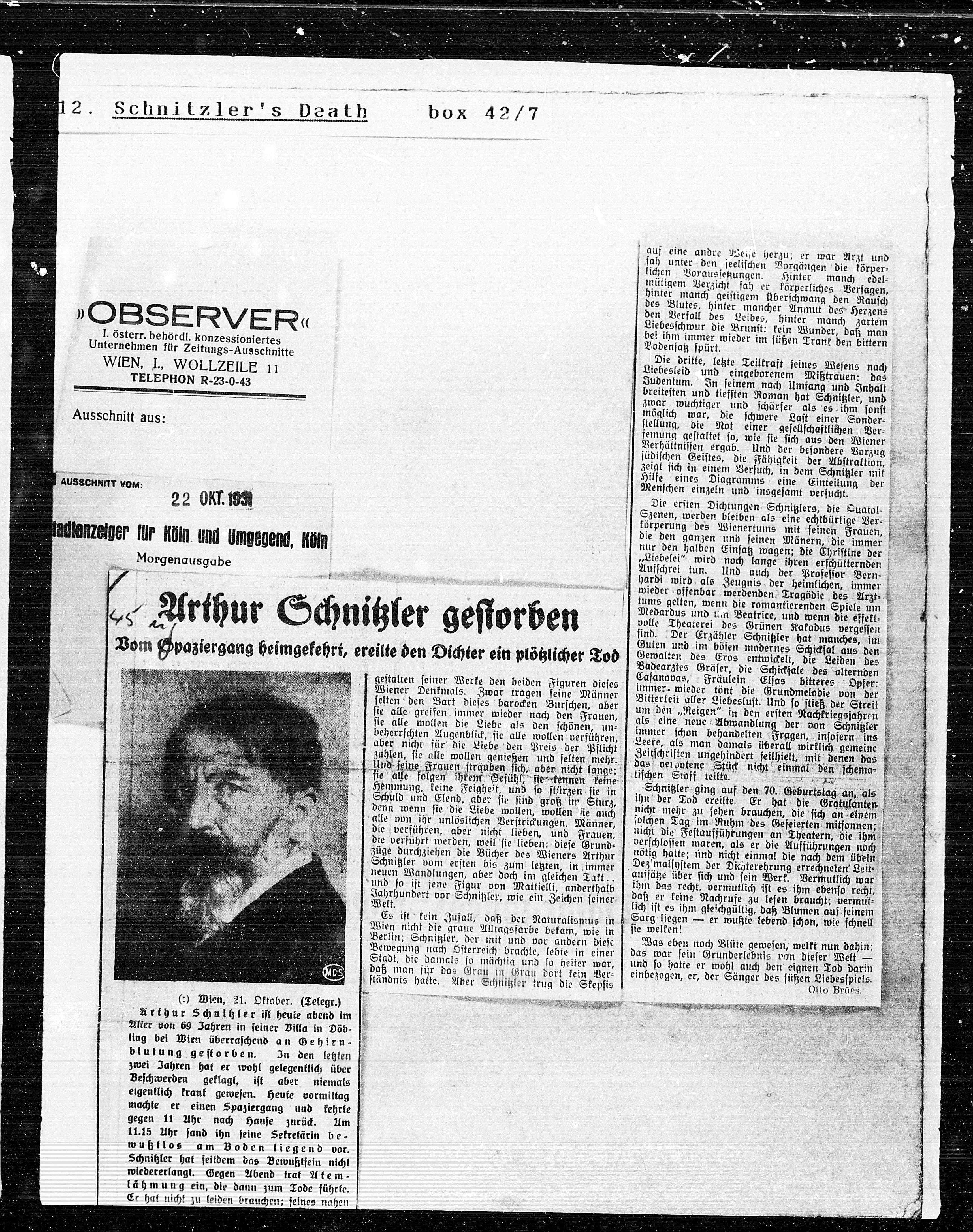 Vorschaubild für Schnitzlers Tod, Seite 99