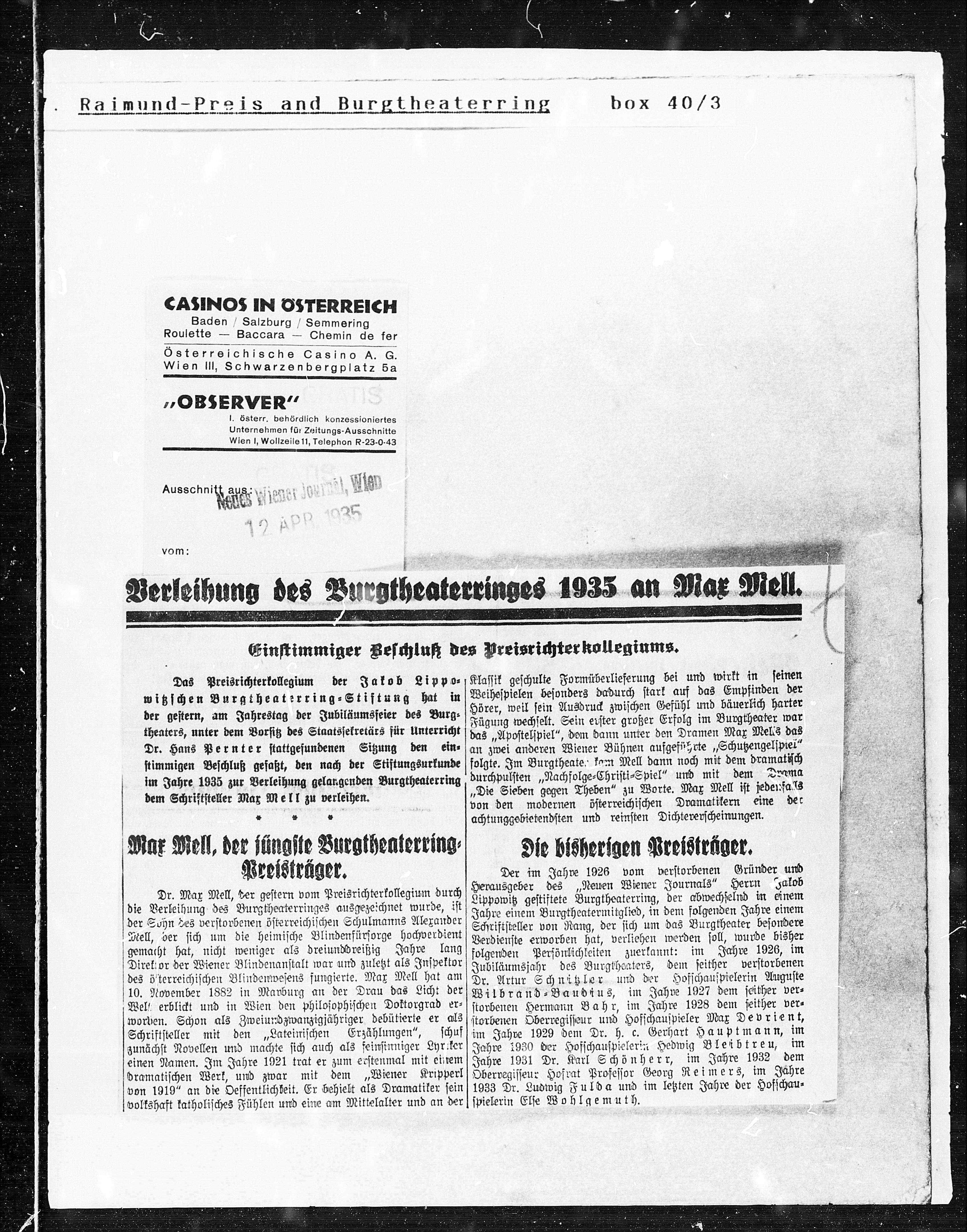 Vorschaubild für Raimund Preis Burgtheaterrring, Seite 21