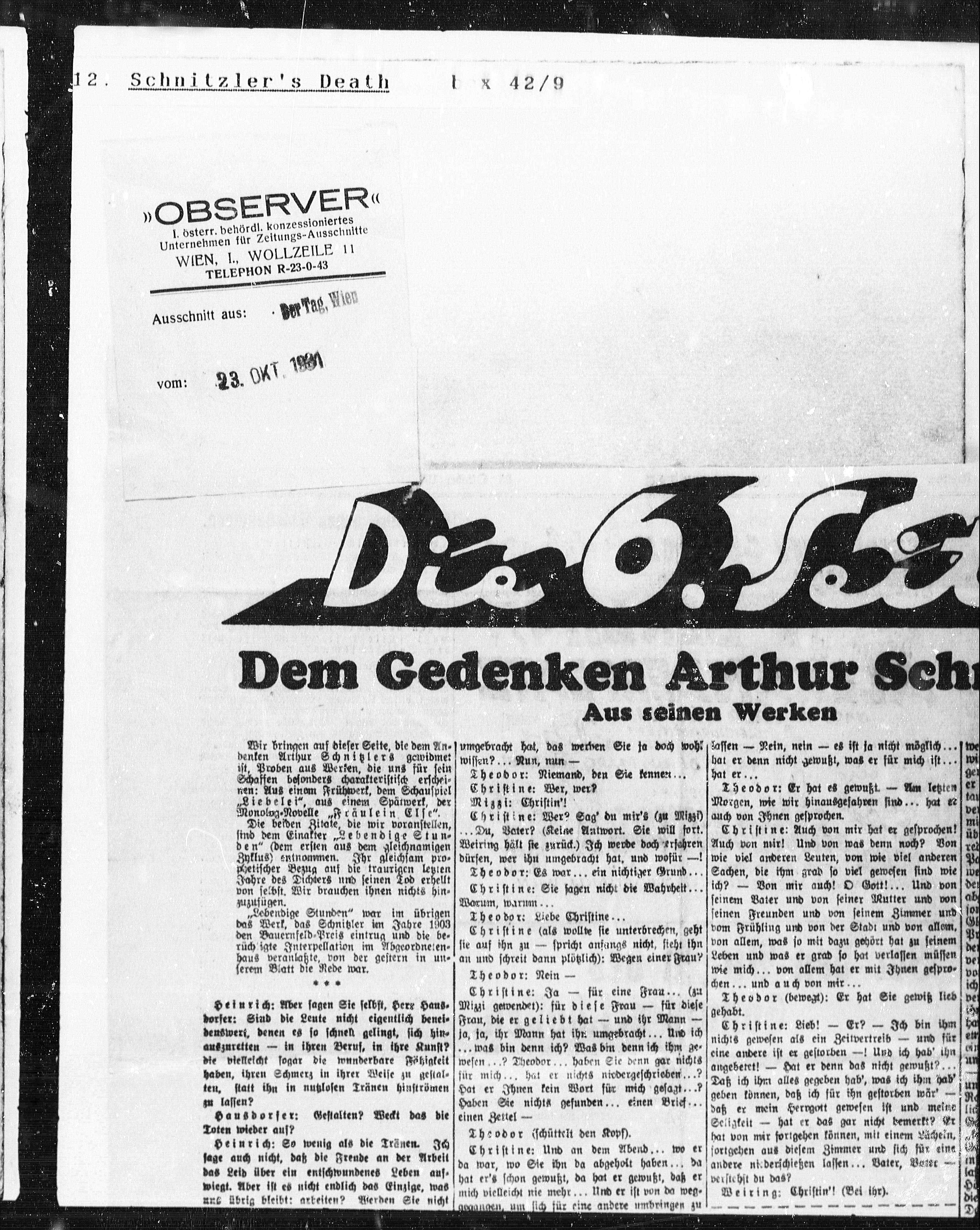 Vorschaubild für Schnitzlers Tod, Seite 156