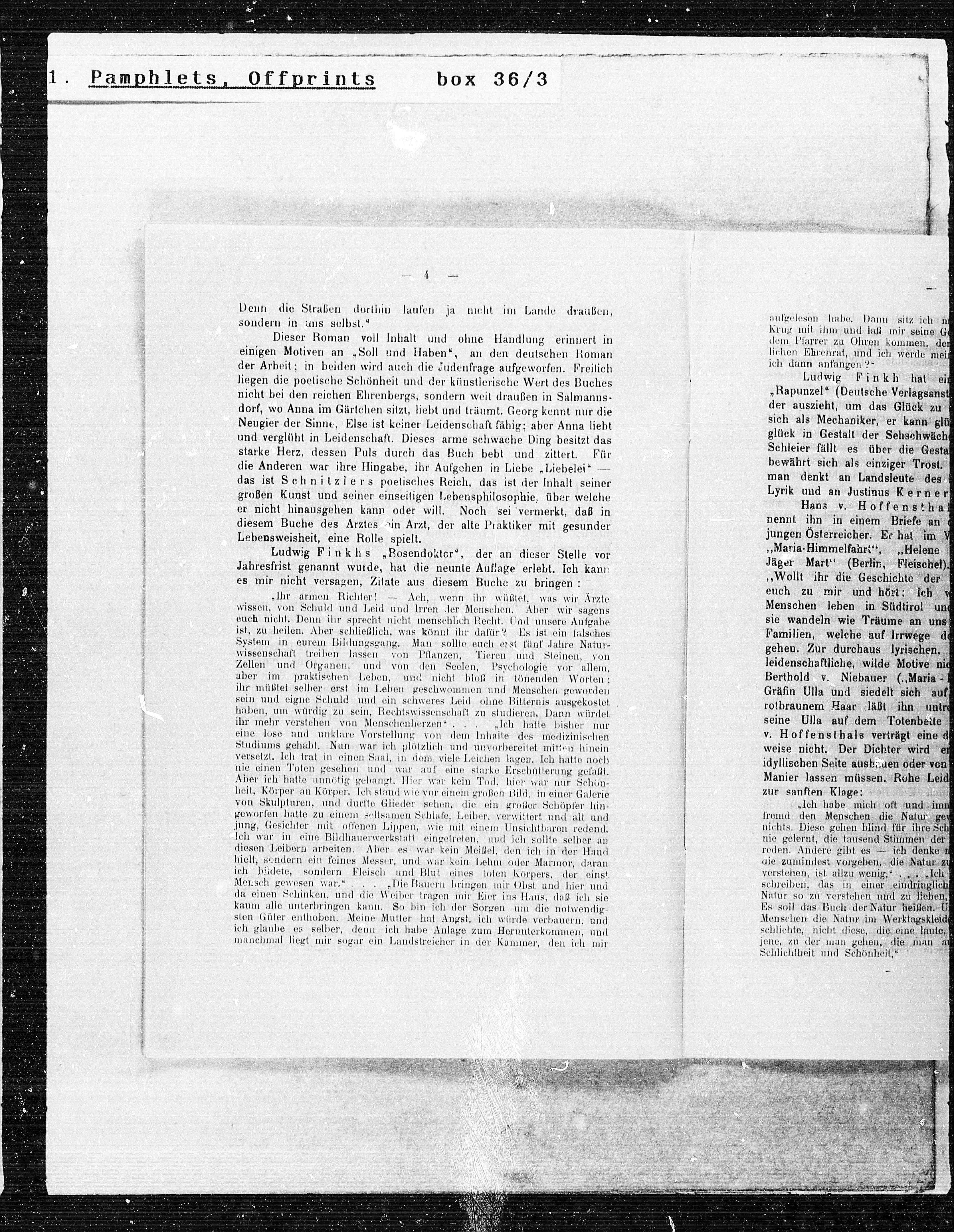 Vorschaubild für Broschüren Sonderdrucke 1904 1910, Seite 3
