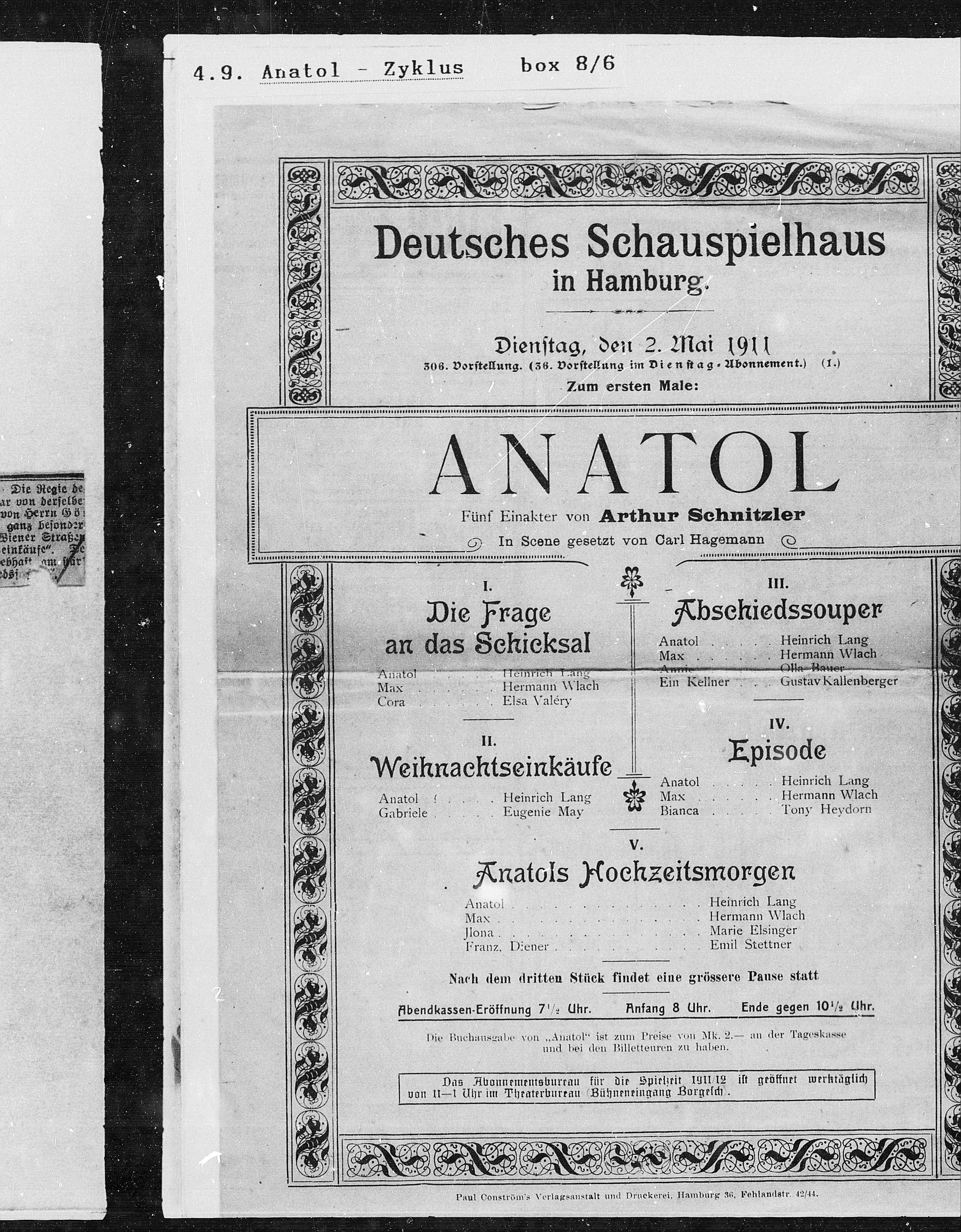 Vorschaubild für Anatol Zyklus, Seite 174