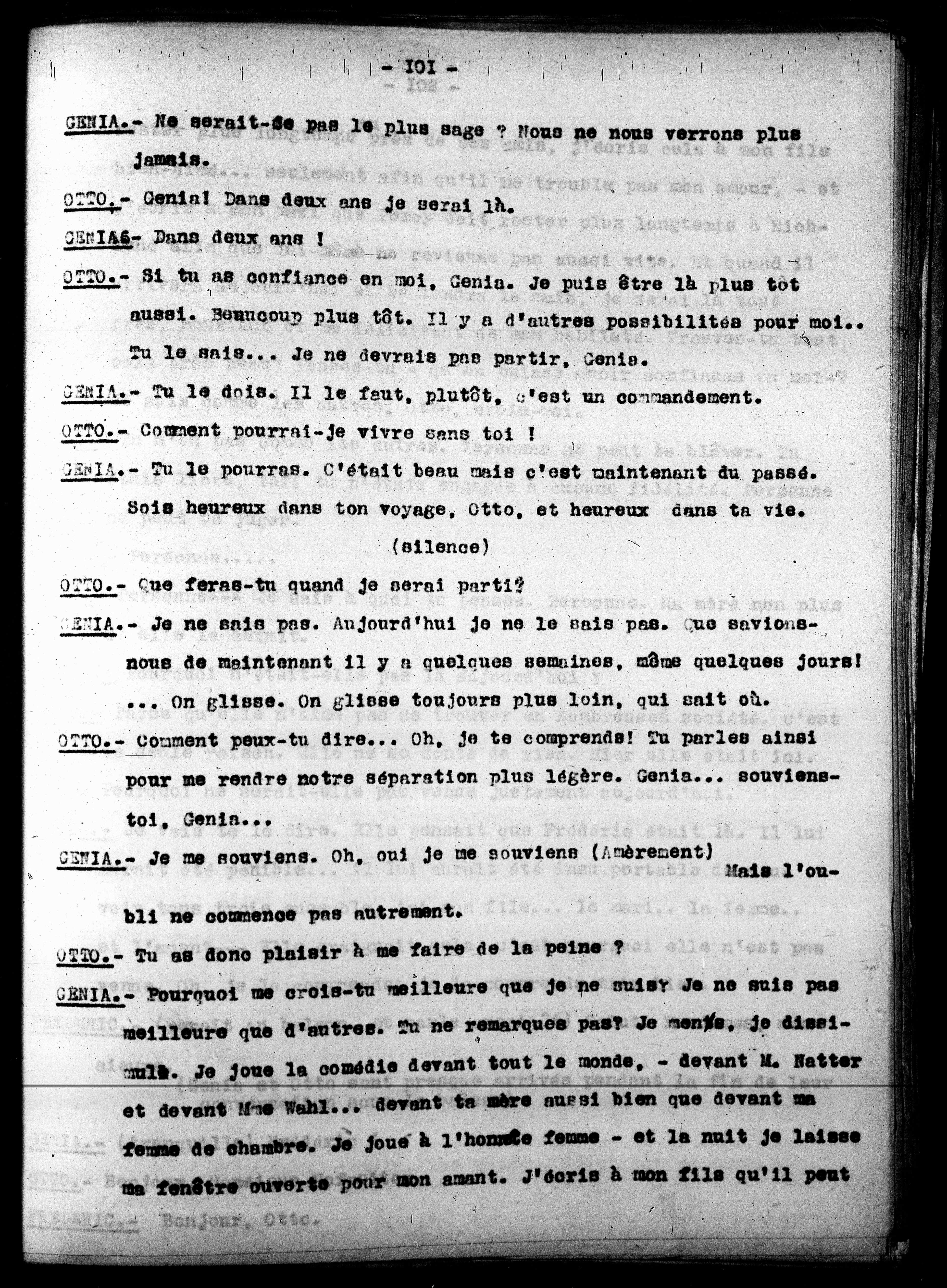 Vorschaubild für Französischsprachige Übersetzungen III Le Pays Inconnu, Seite 105