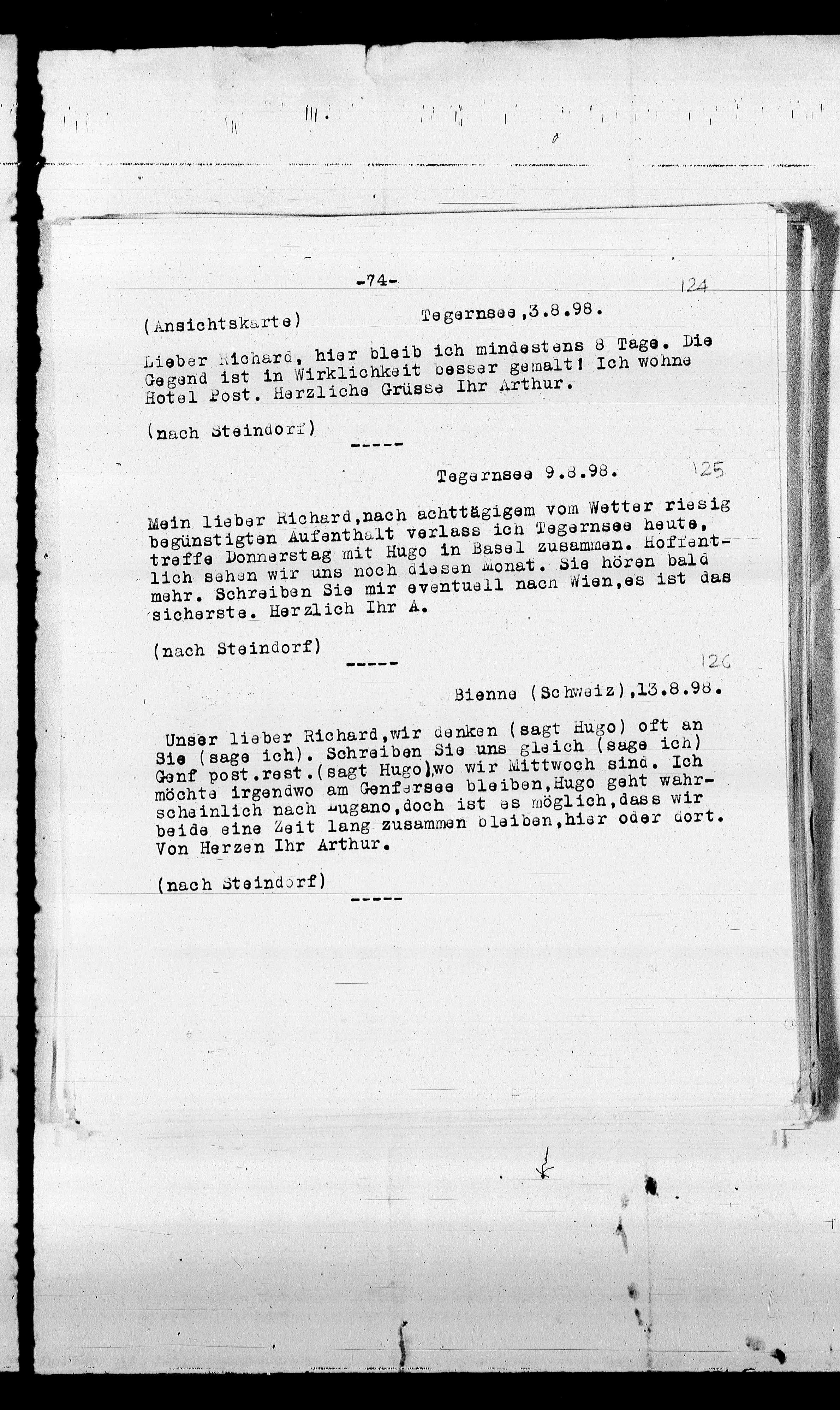 Vorschaubild für Beer-Hofmann, Richard_8.1 Abschrift AS an BH, Seite 80