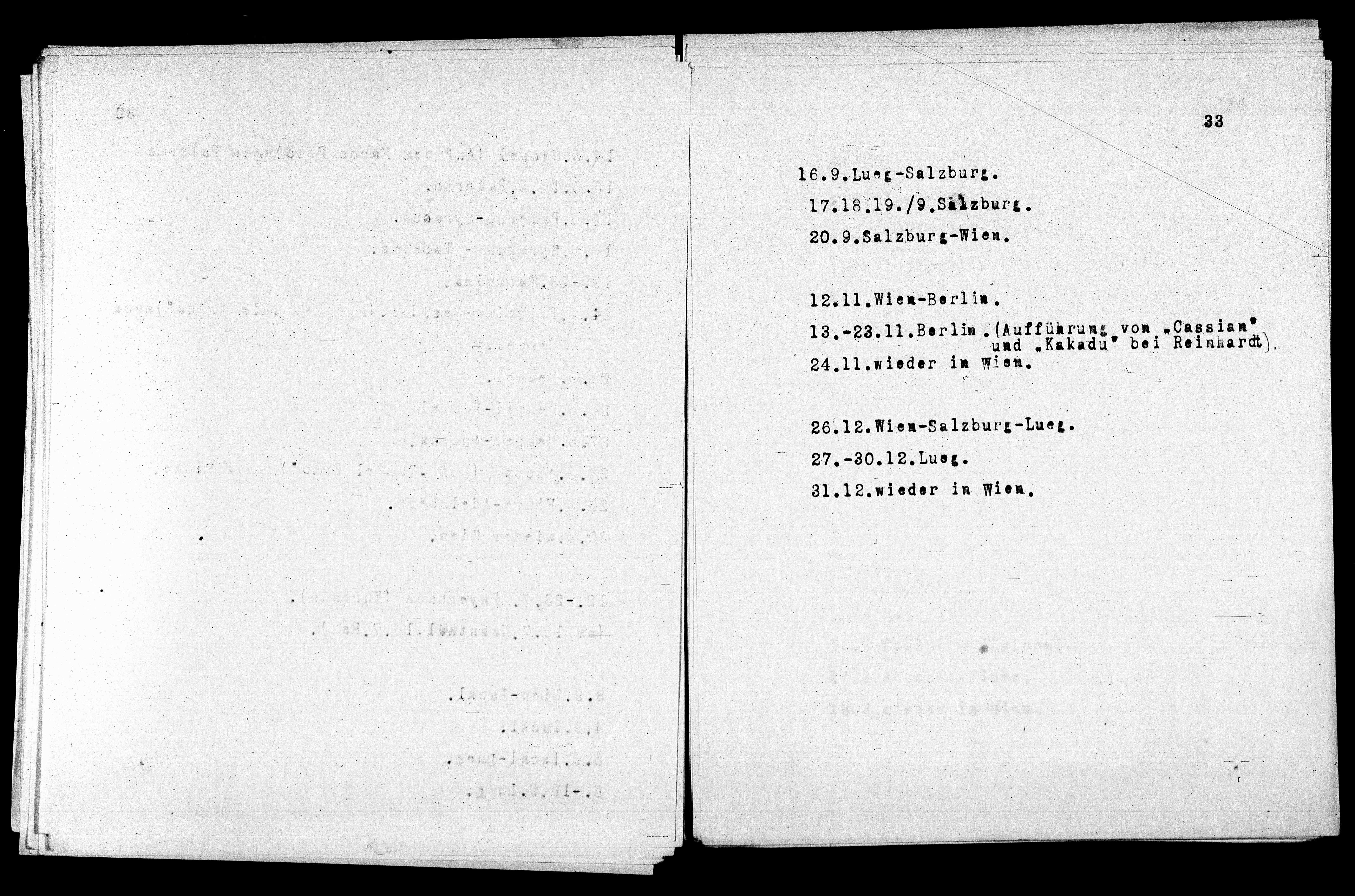 Vorschaubild für Verzeichnis unternommener Reisen 1867-1927, Seite 33