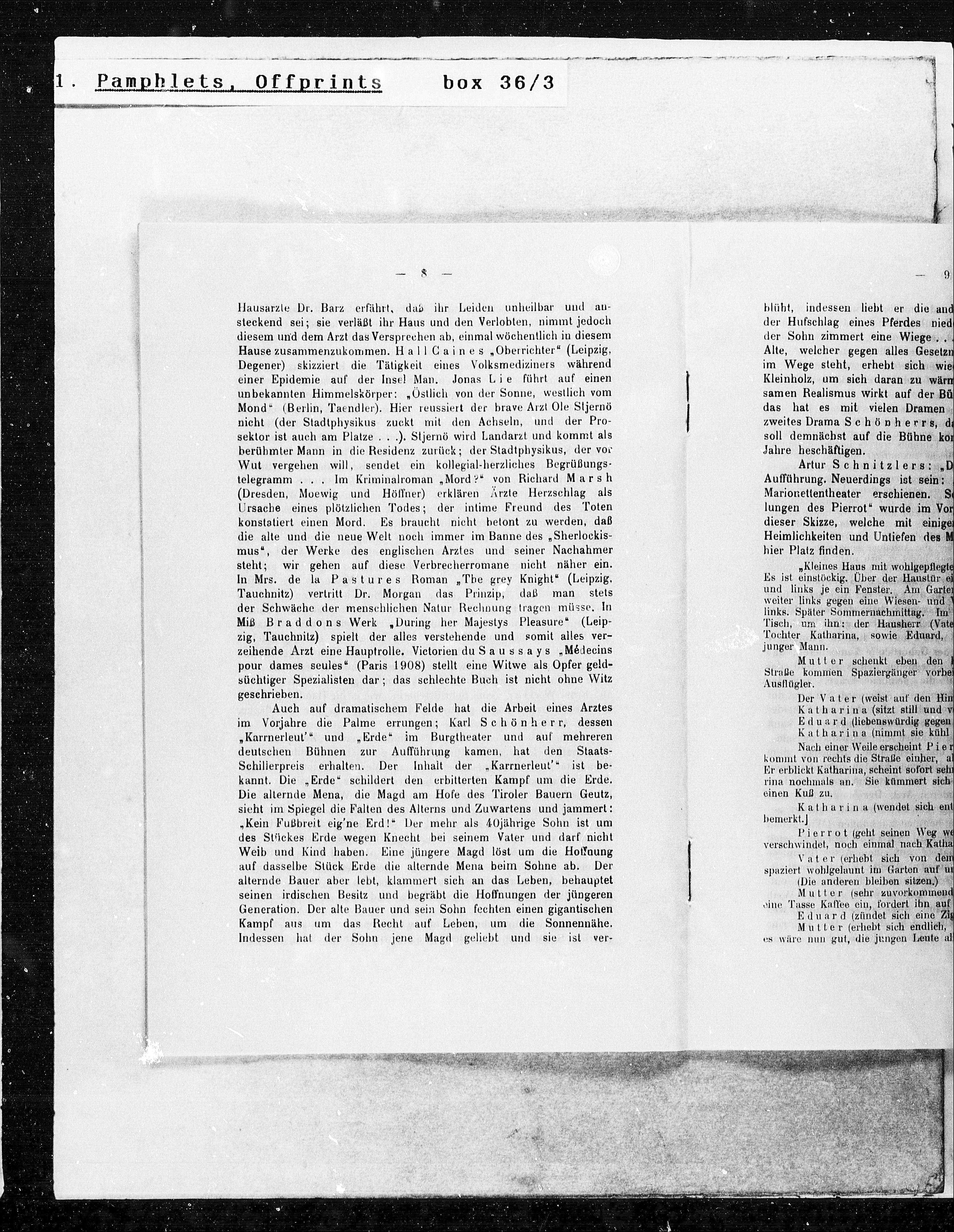 Vorschaubild für Broschüren Sonderdrucke 1904 1910, Seite 7
