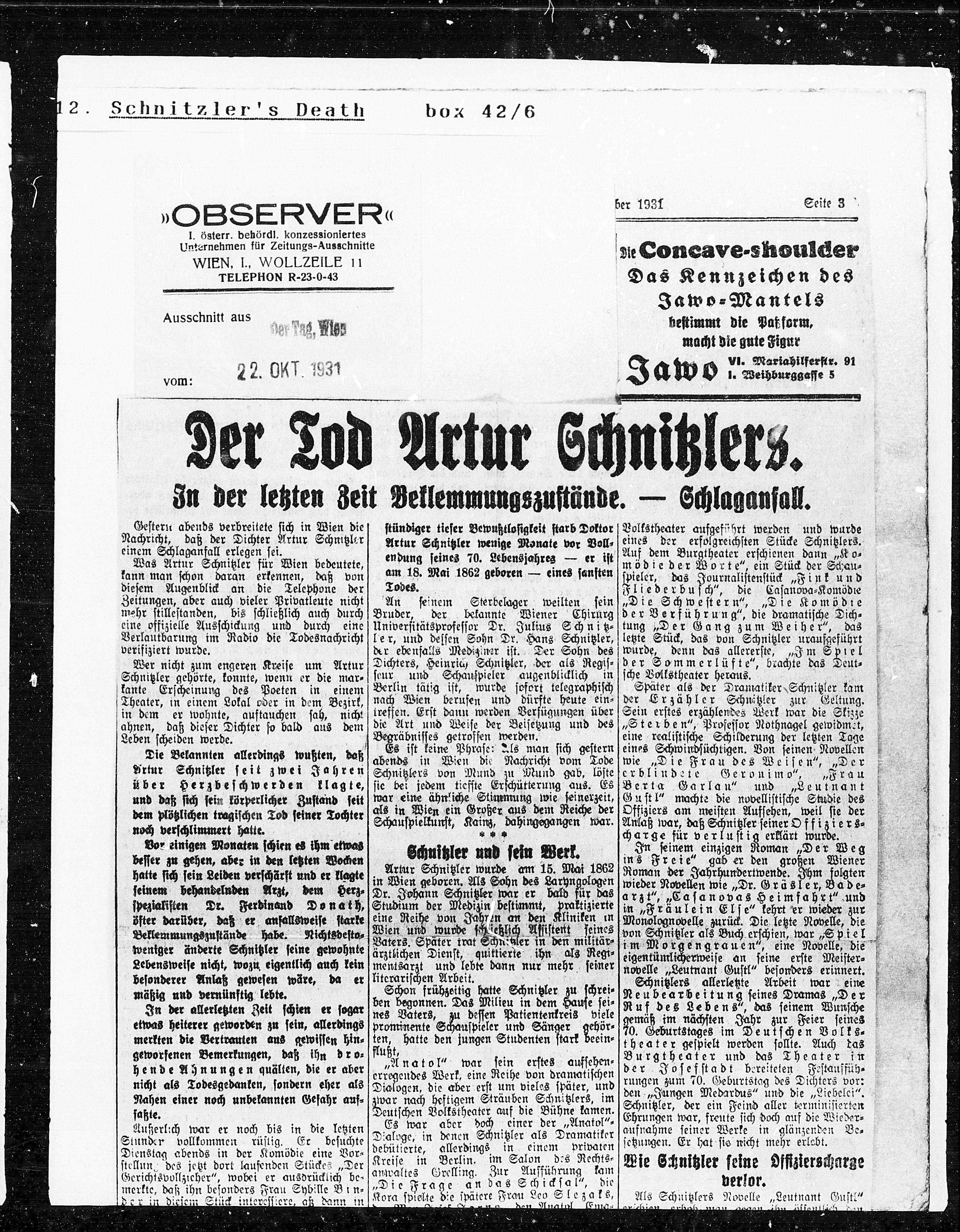 Vorschaubild für Schnitzlers Tod, Seite 45