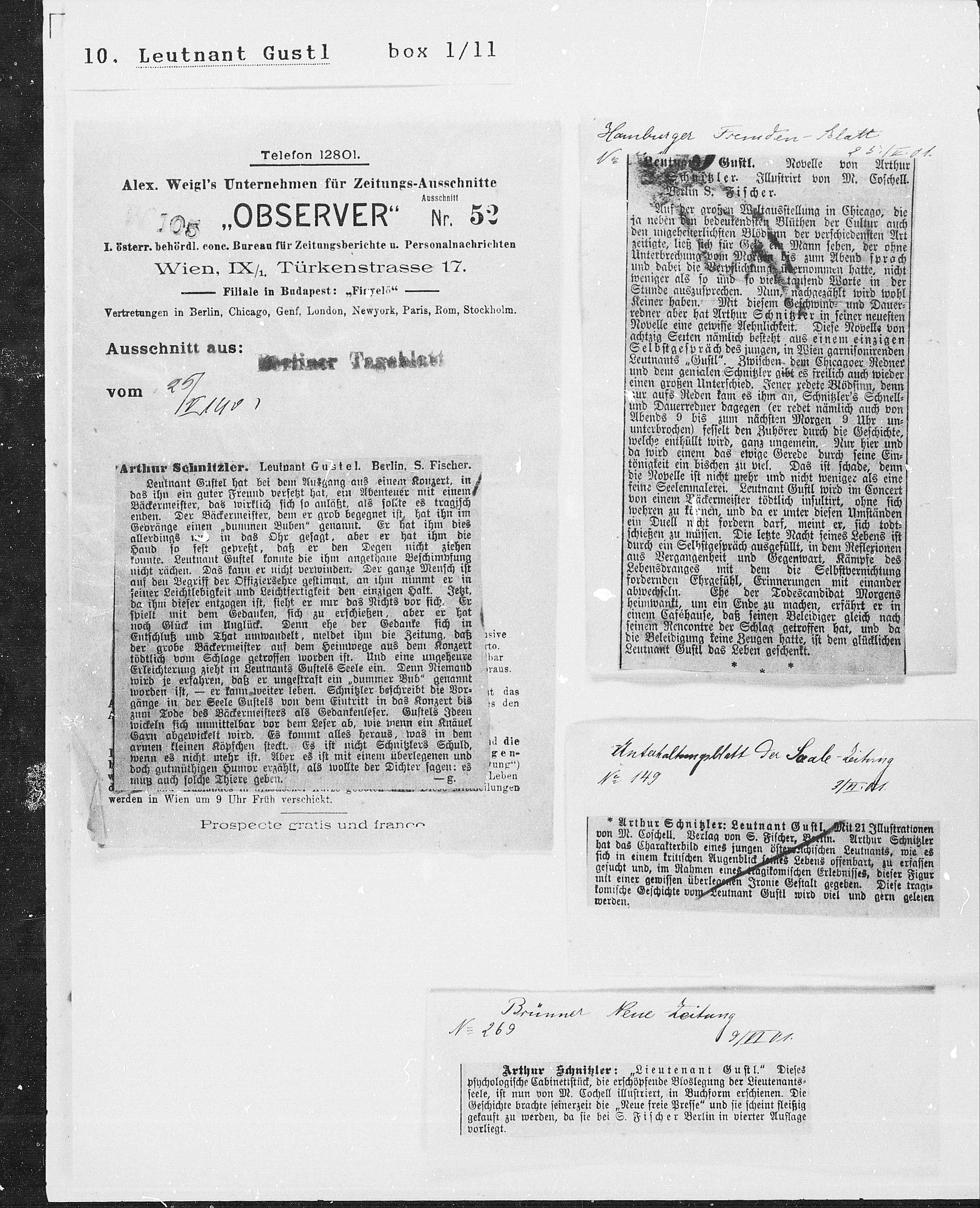 Vorschaubild für Leutnant Gustl, Seite 91