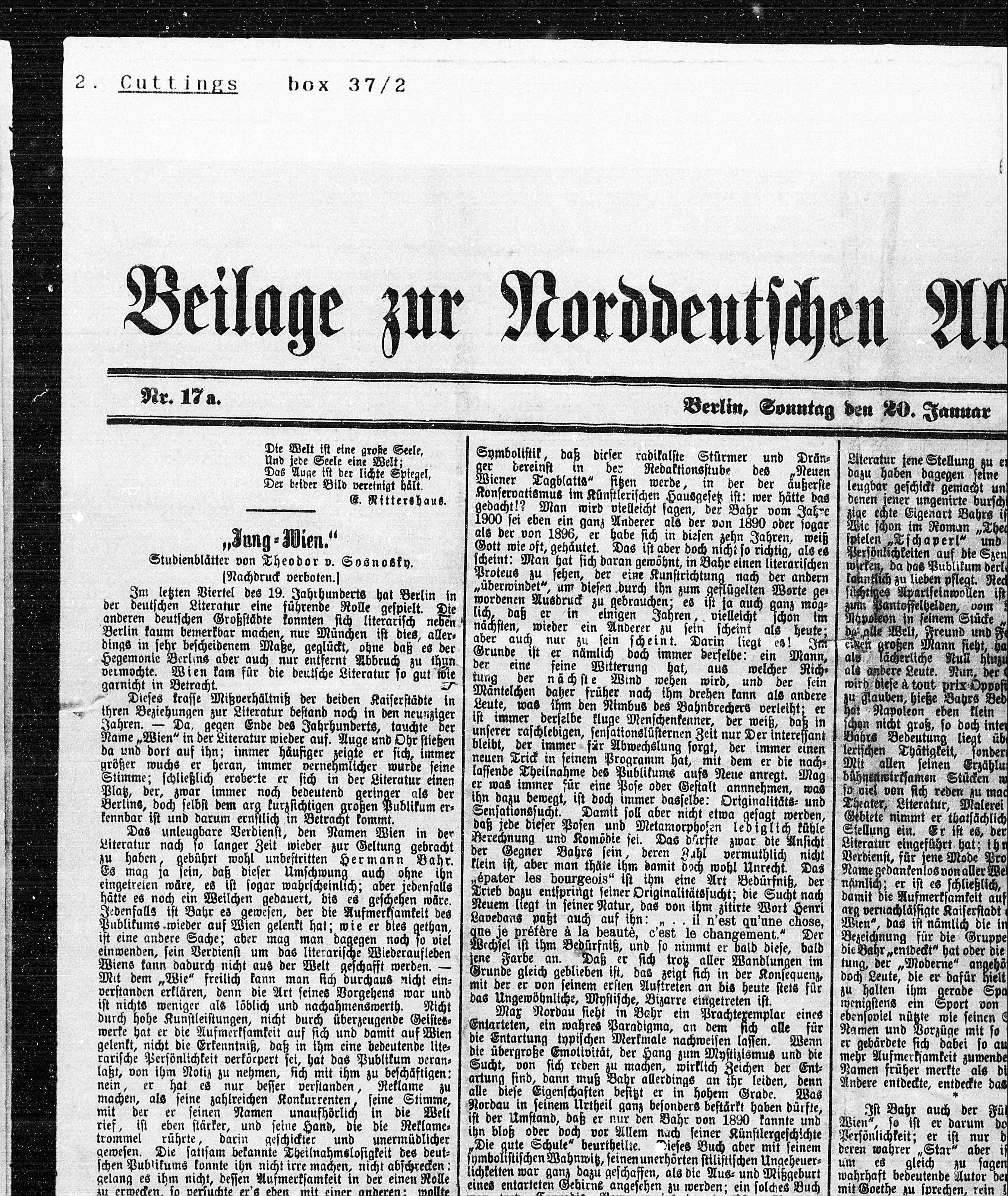 Vorschaubild für 1901 Sosnosky Jung Wien, Seite 1