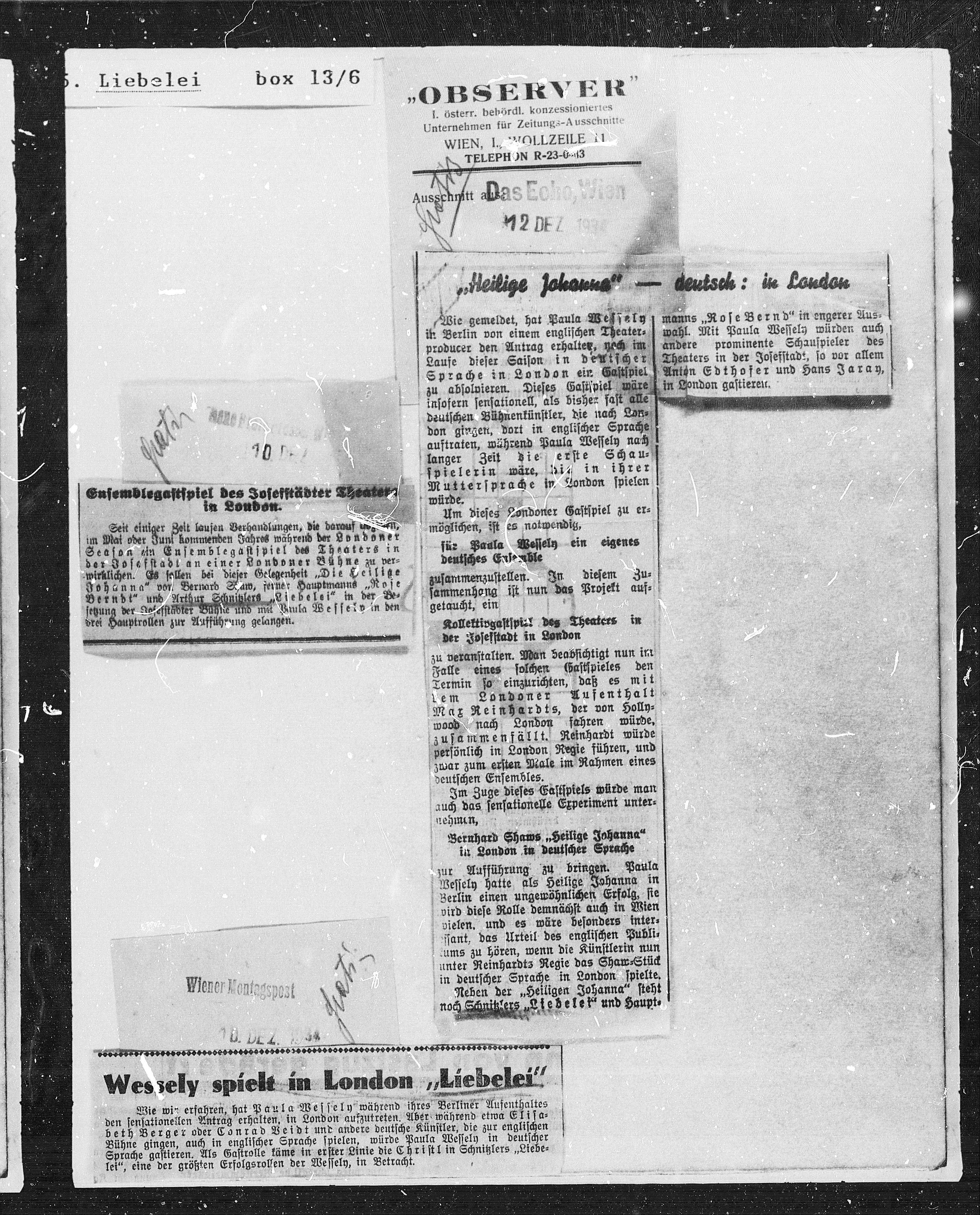 Vorschaubild für Liebelei, Seite 1921