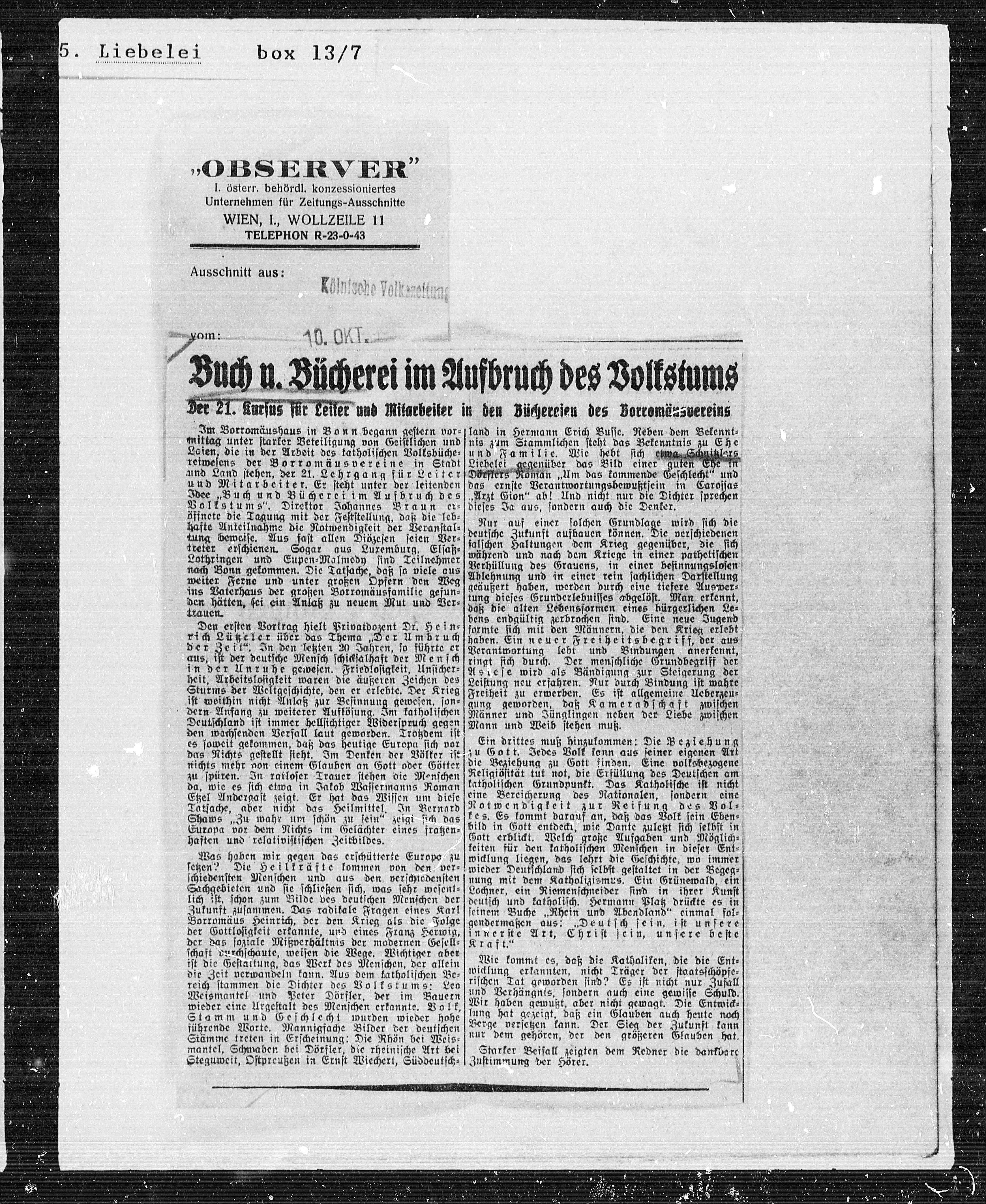 Vorschaubild für Liebelei, Seite 1967