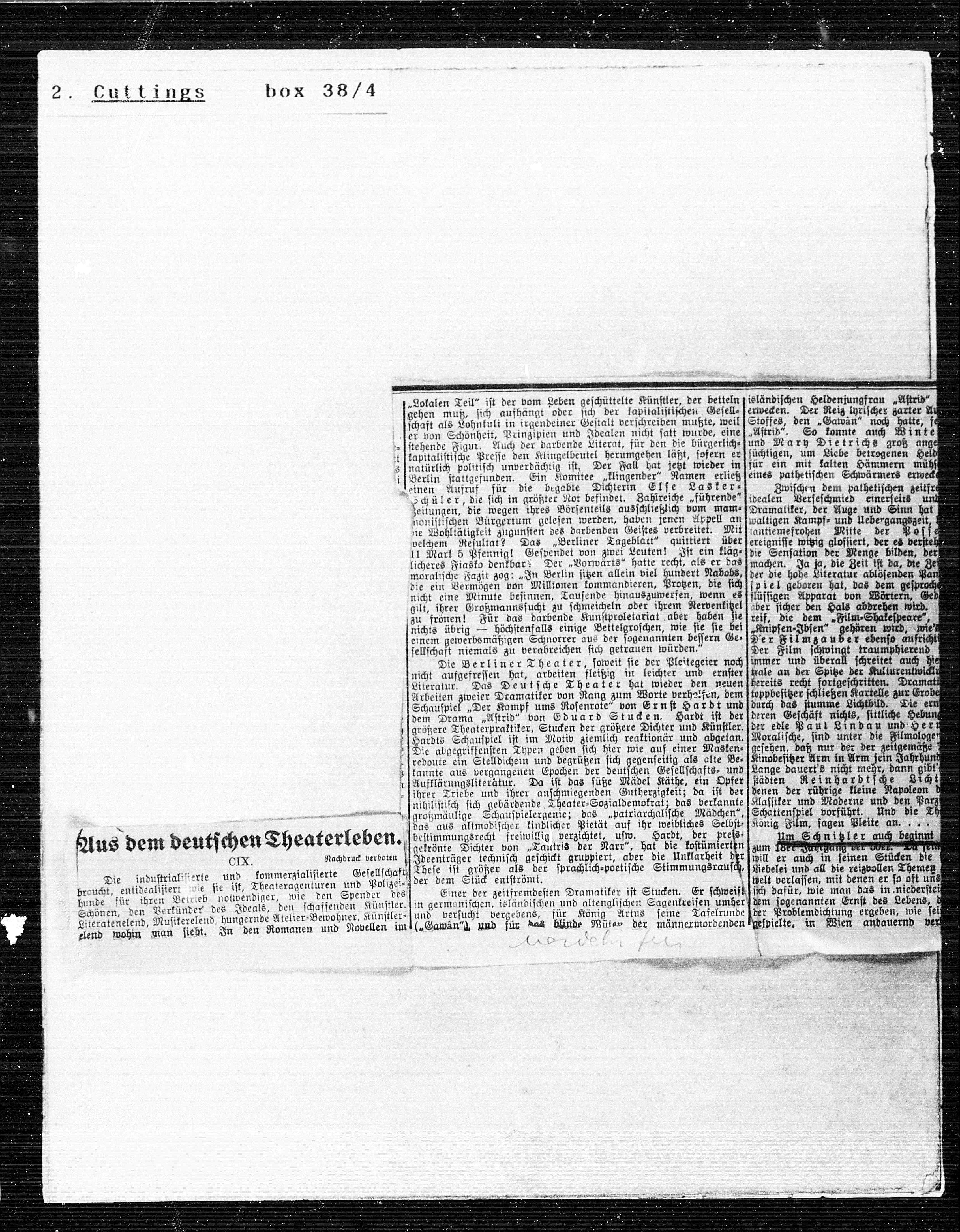 Vorschaubild für Ausschnitte 1933 Undated, Seite 140
