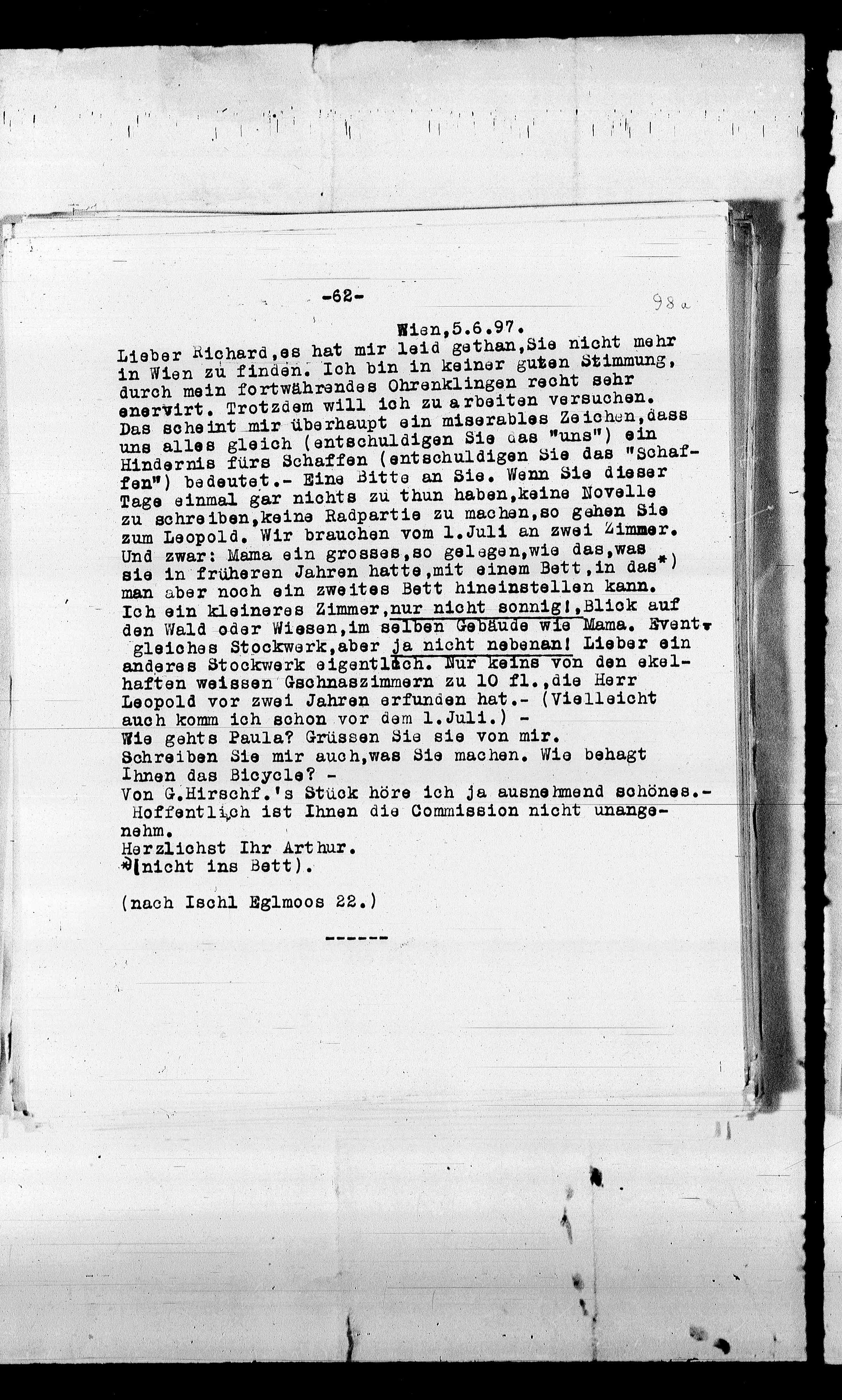 Vorschaubild für Beer-Hofmann, Richard_8.1 Abschrift AS an BH, Seite 67