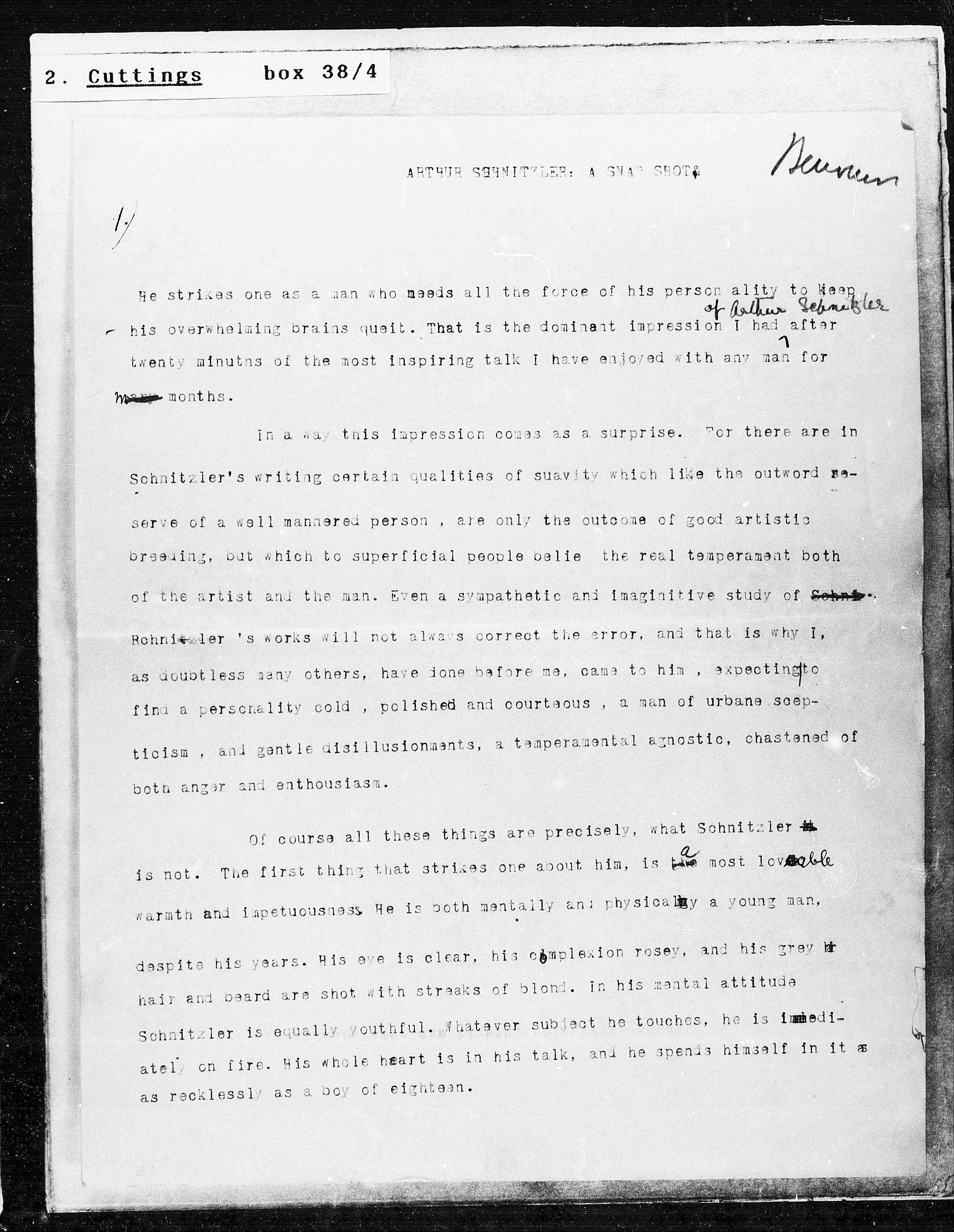 Vorschaubild für 1924 Benvenisti Manuskript, Seite 1