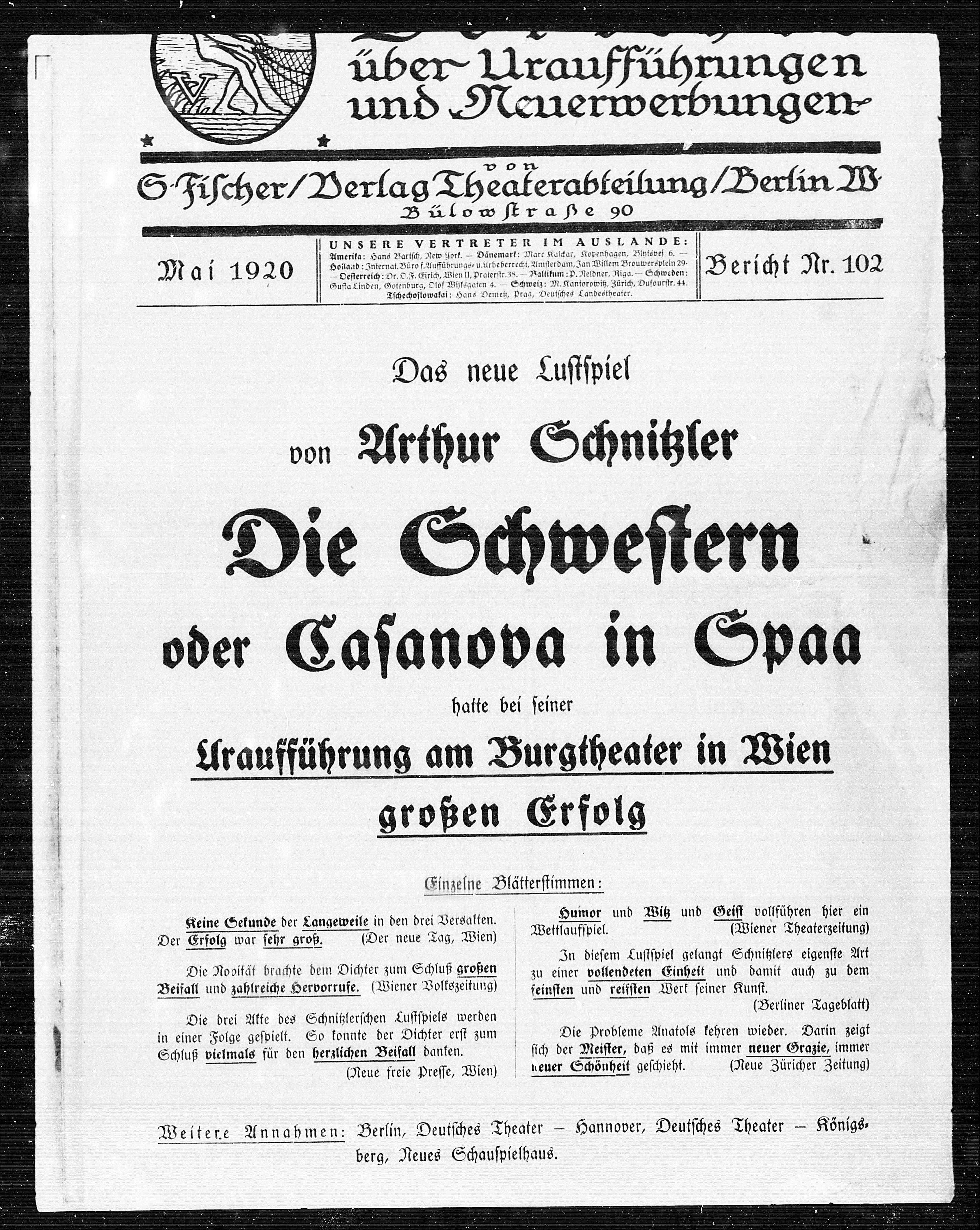 Vorschaubild für Die Schwestern oder Casanova in Spa, Seite 141