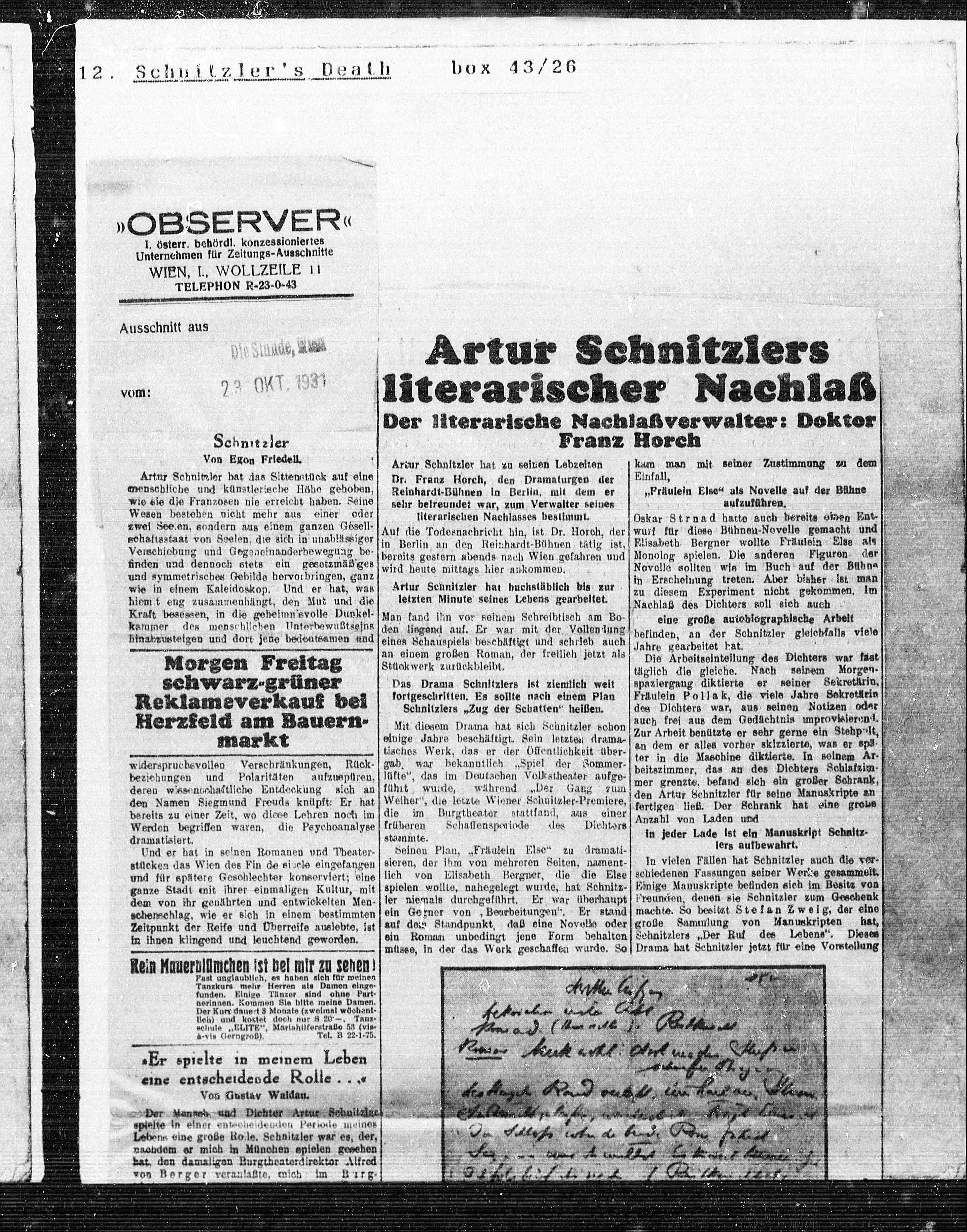 Vorschaubild für Schnitzlers Tod, Seite 635