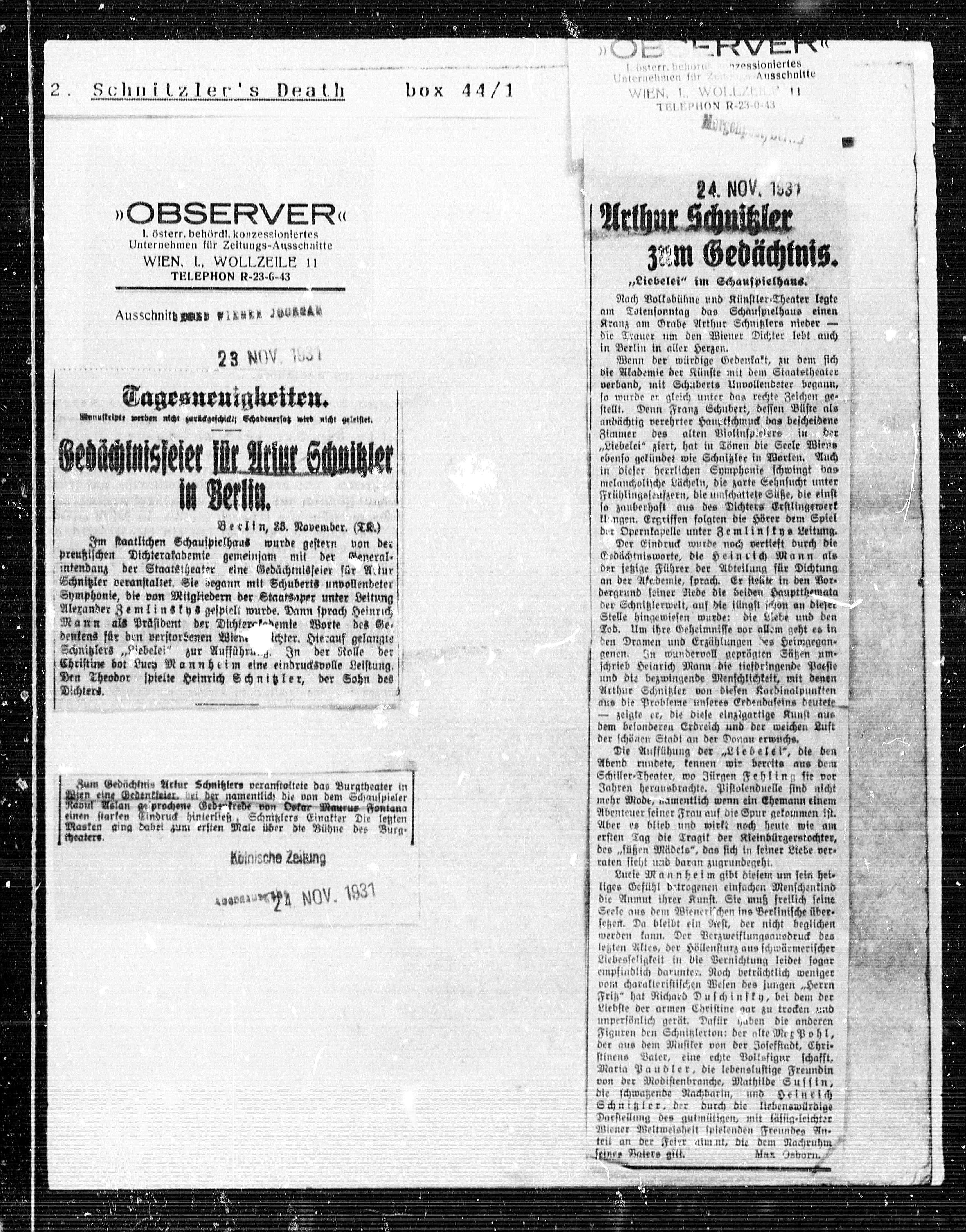 Vorschaubild für Schnitzlers Tod, Seite 685