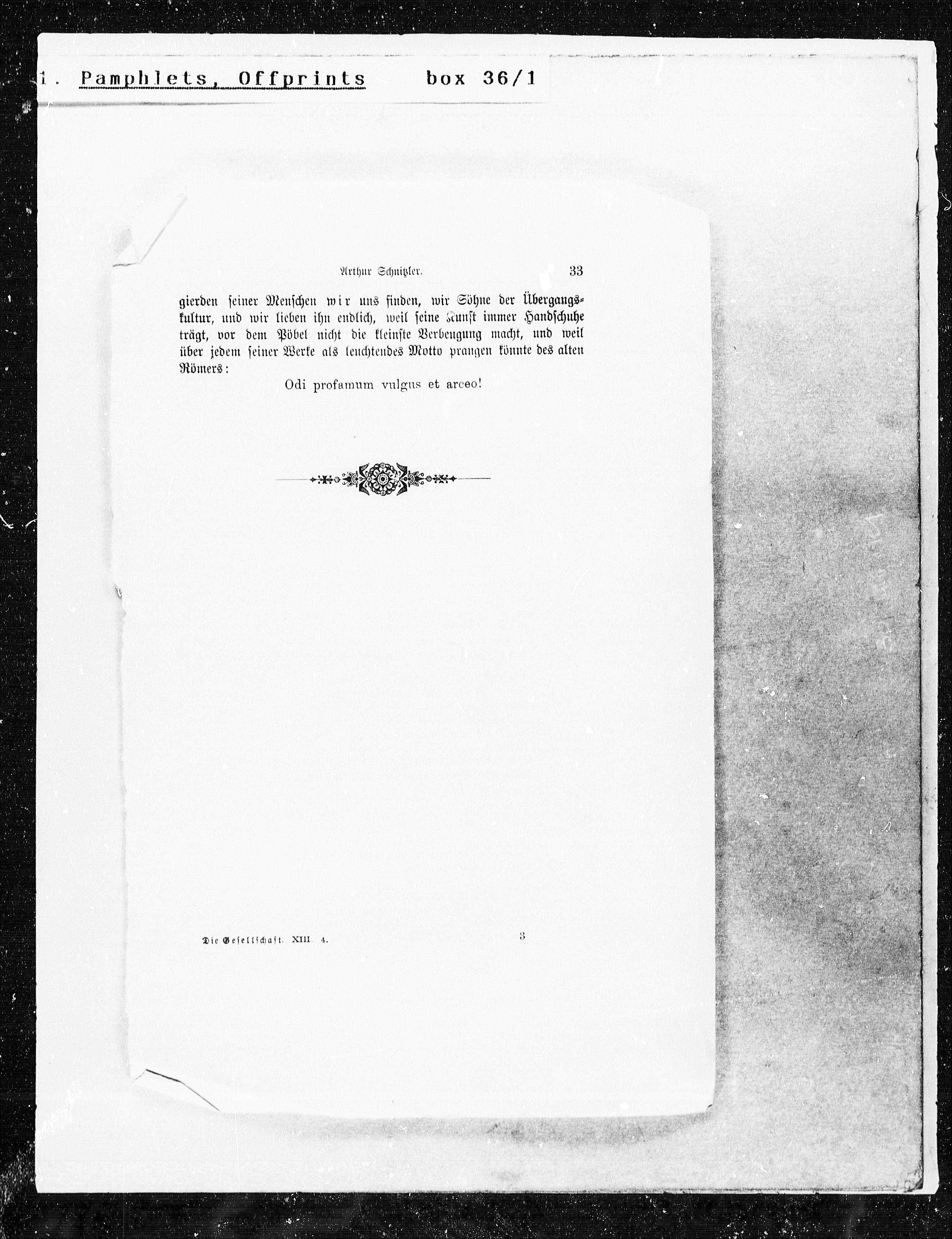 Vorschaubild für Emil Schaeffer Arthur Schnitzler, Seite 9