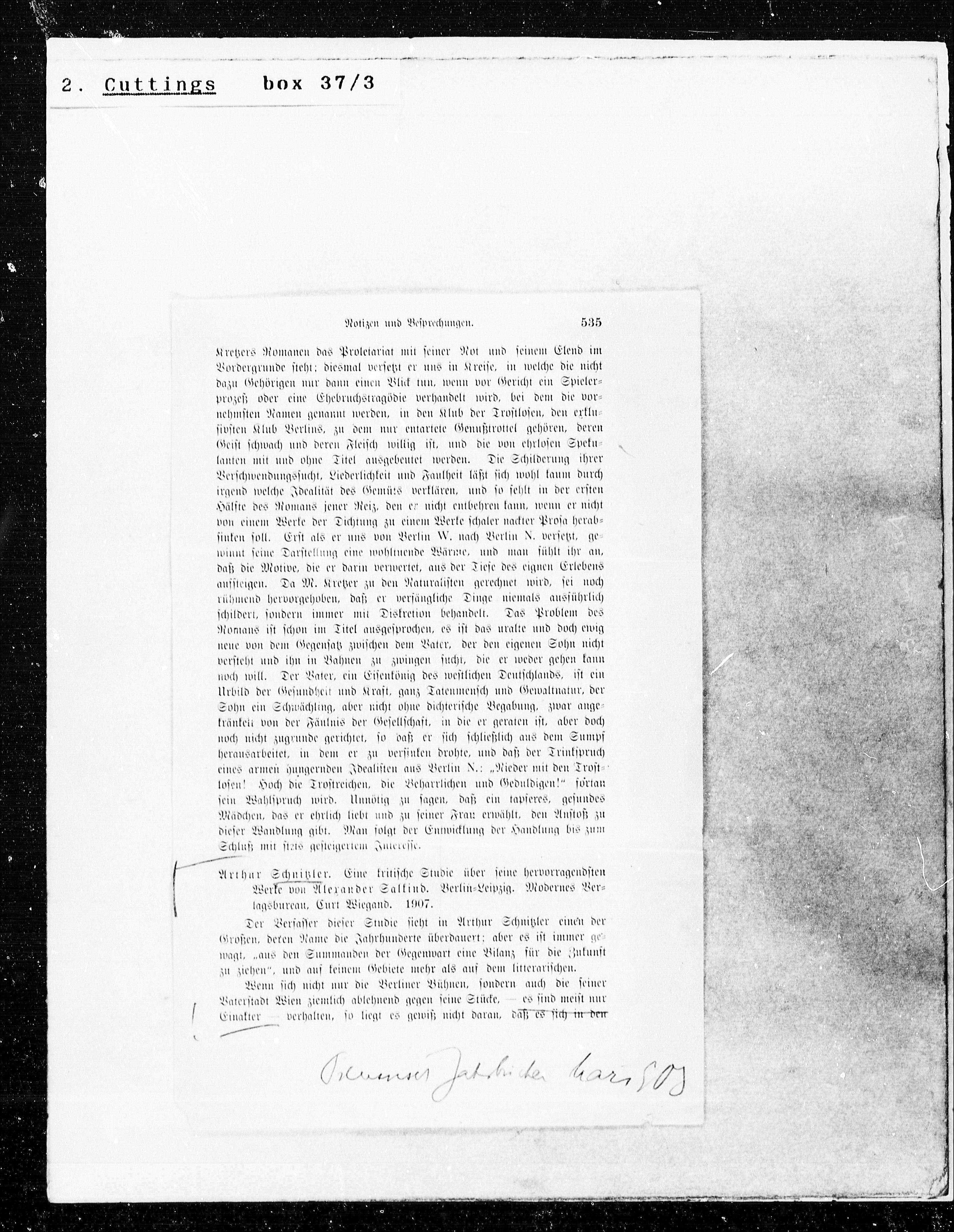 Vorschaubild für Ausschnitte 1903 1906, Seite 74