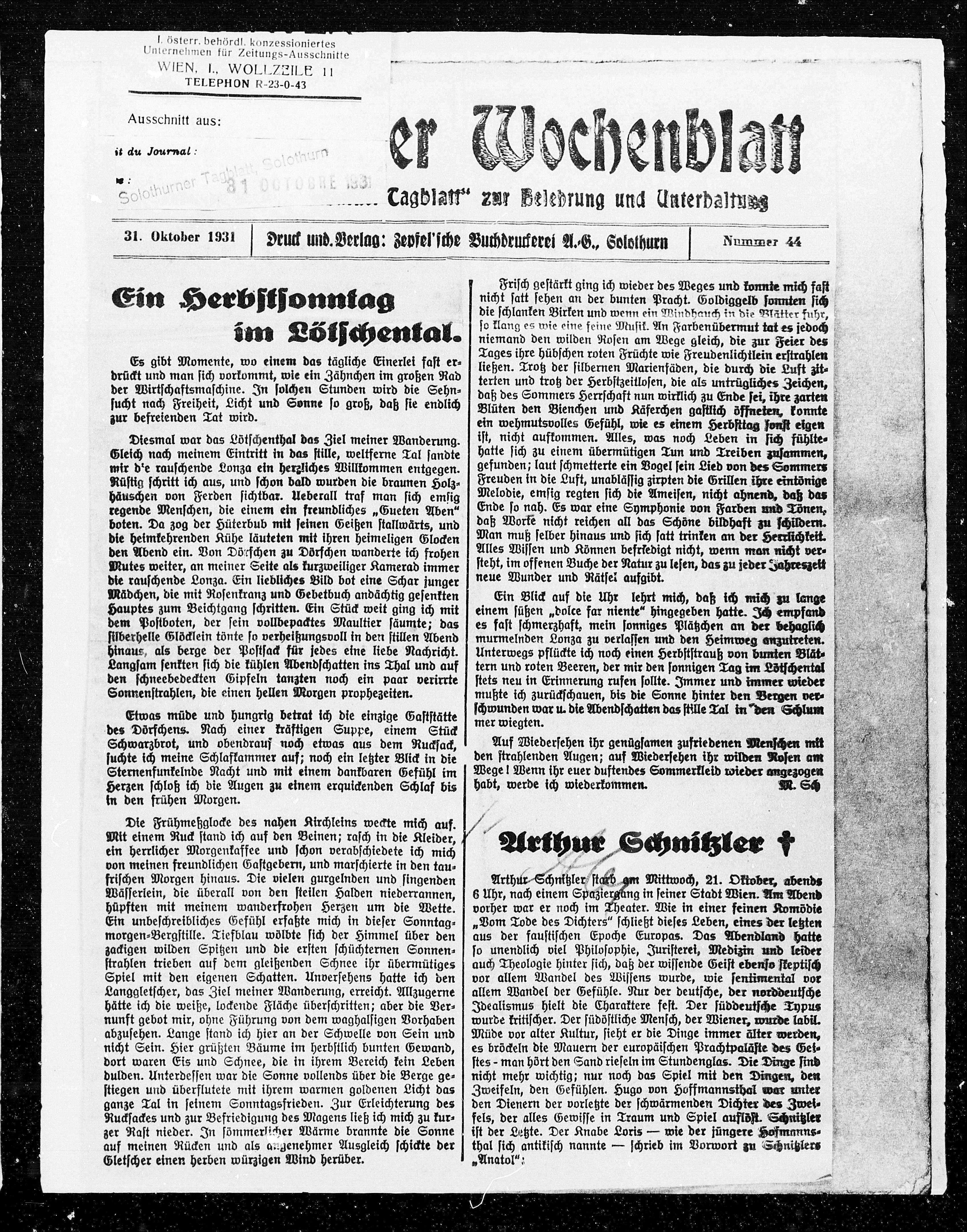 Vorschaubild für Schnitzlers Tod, Seite 351