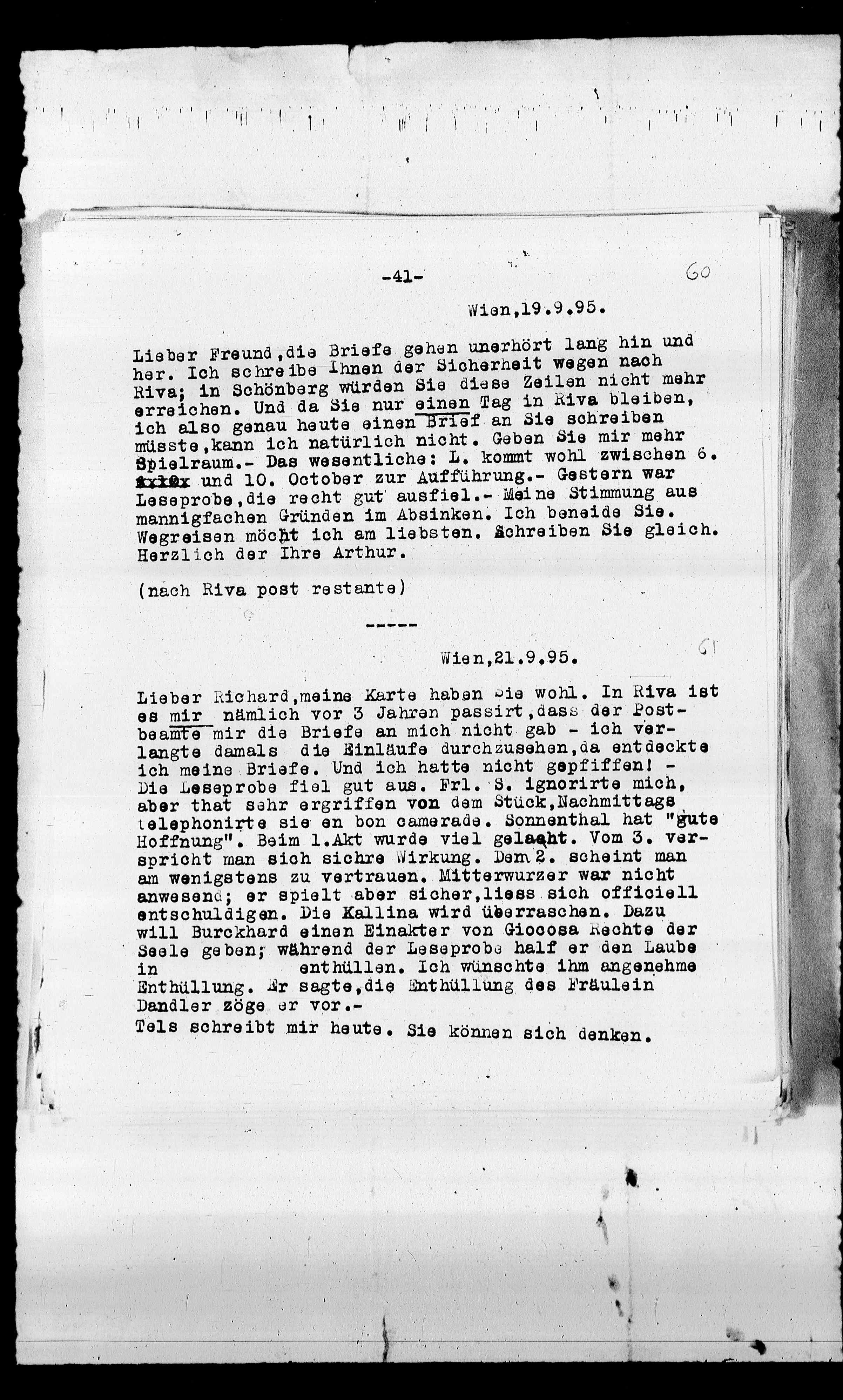 Vorschaubild für Beer-Hofmann, Richard_8.1 Abschrift AS an BH, Seite 45