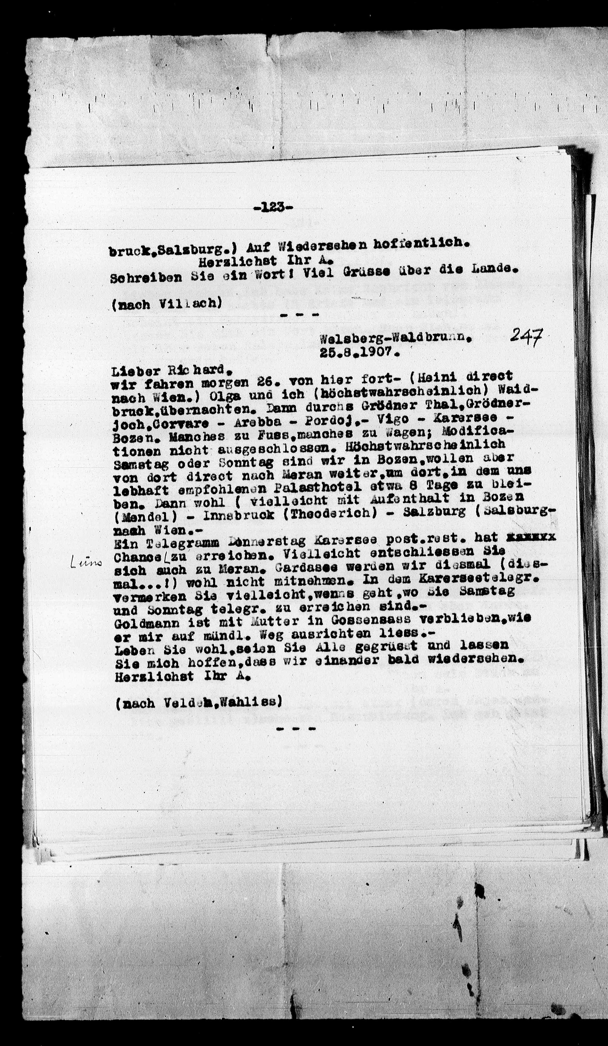 Vorschaubild für Beer-Hofmann, Richard_8.1 Abschrift AS an BH, Seite 130