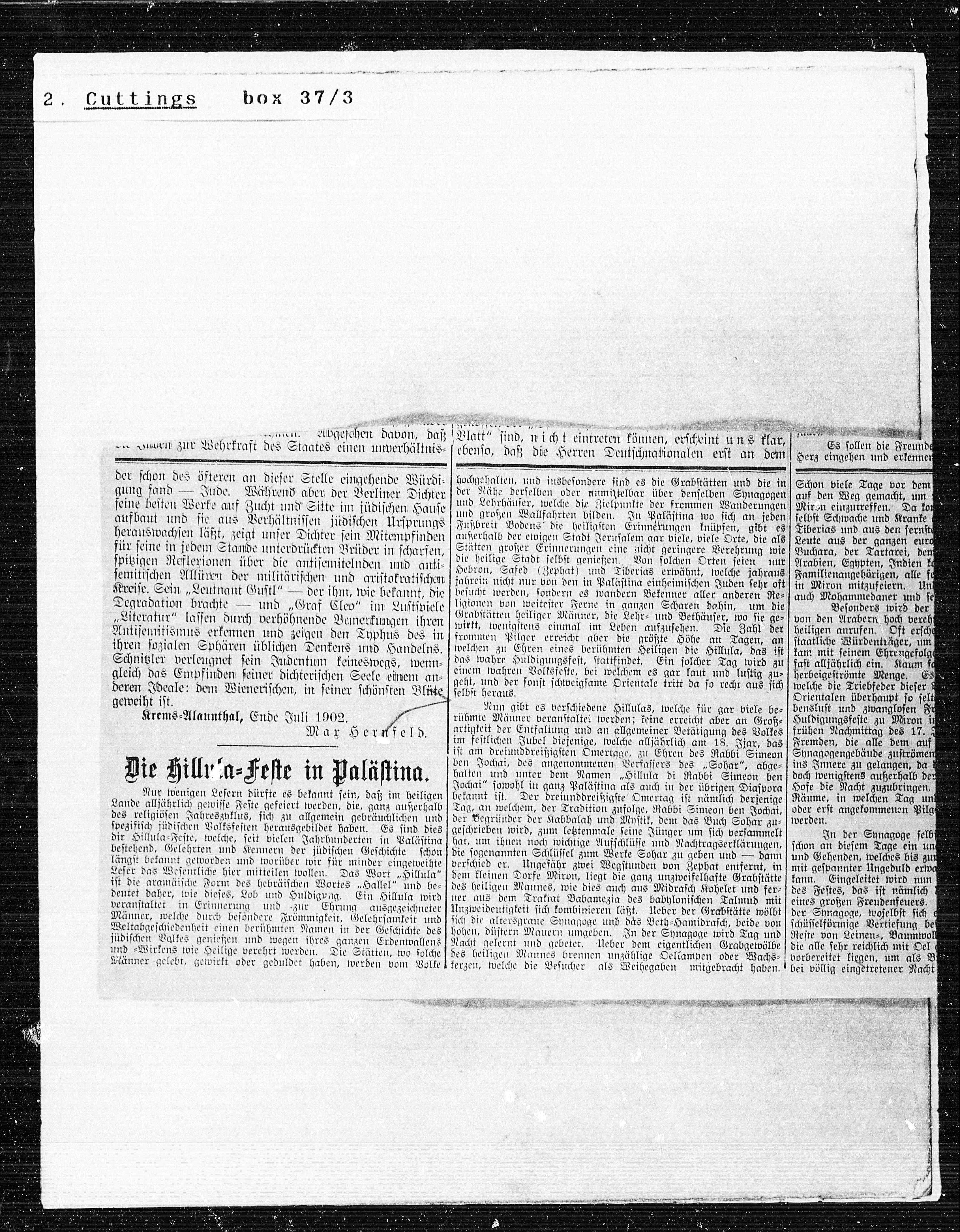 Vorschaubild für Ausschnitte 1903 1906, Seite 19