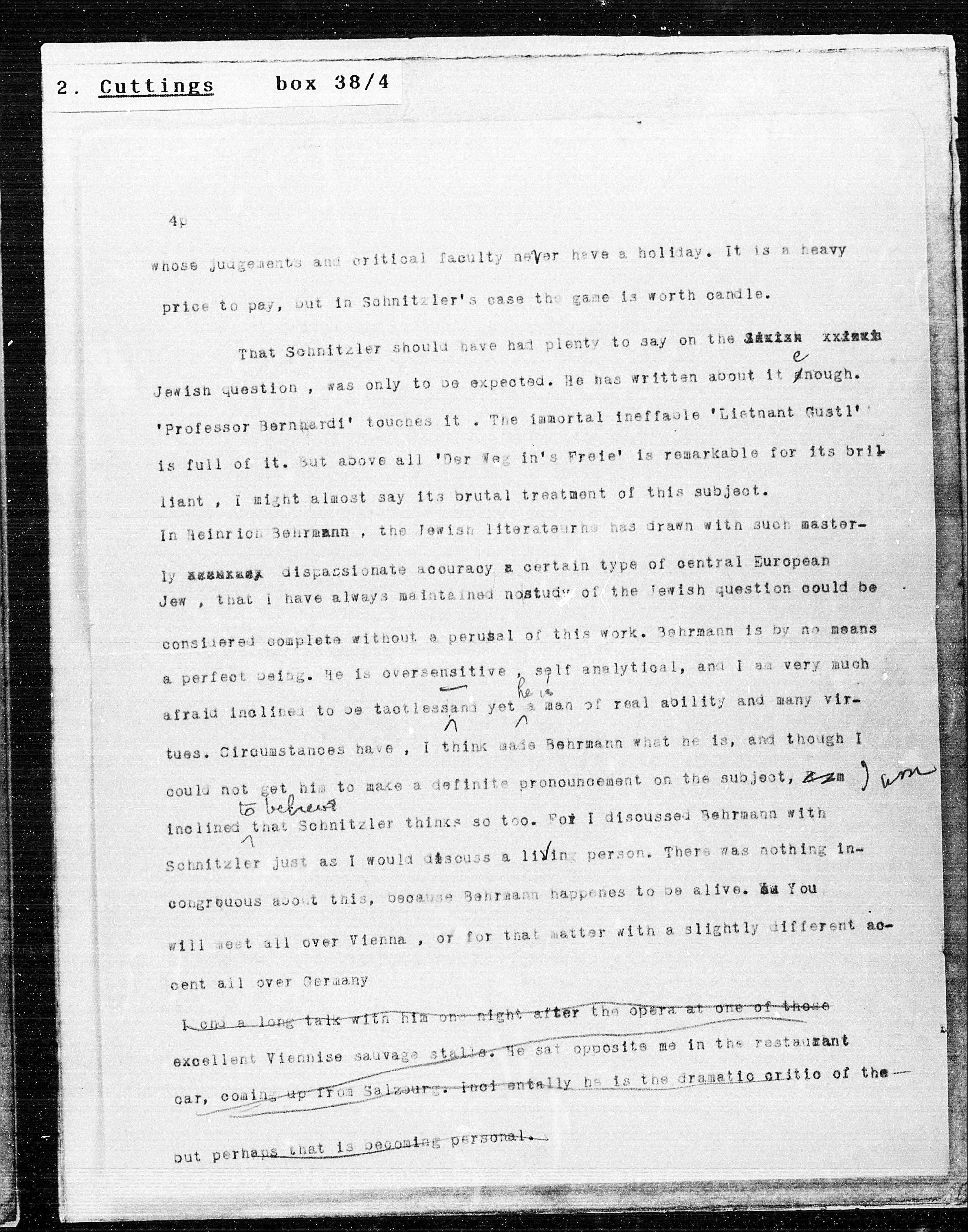 Vorschaubild für 1924 Benvenisti Manuskript, Seite 4