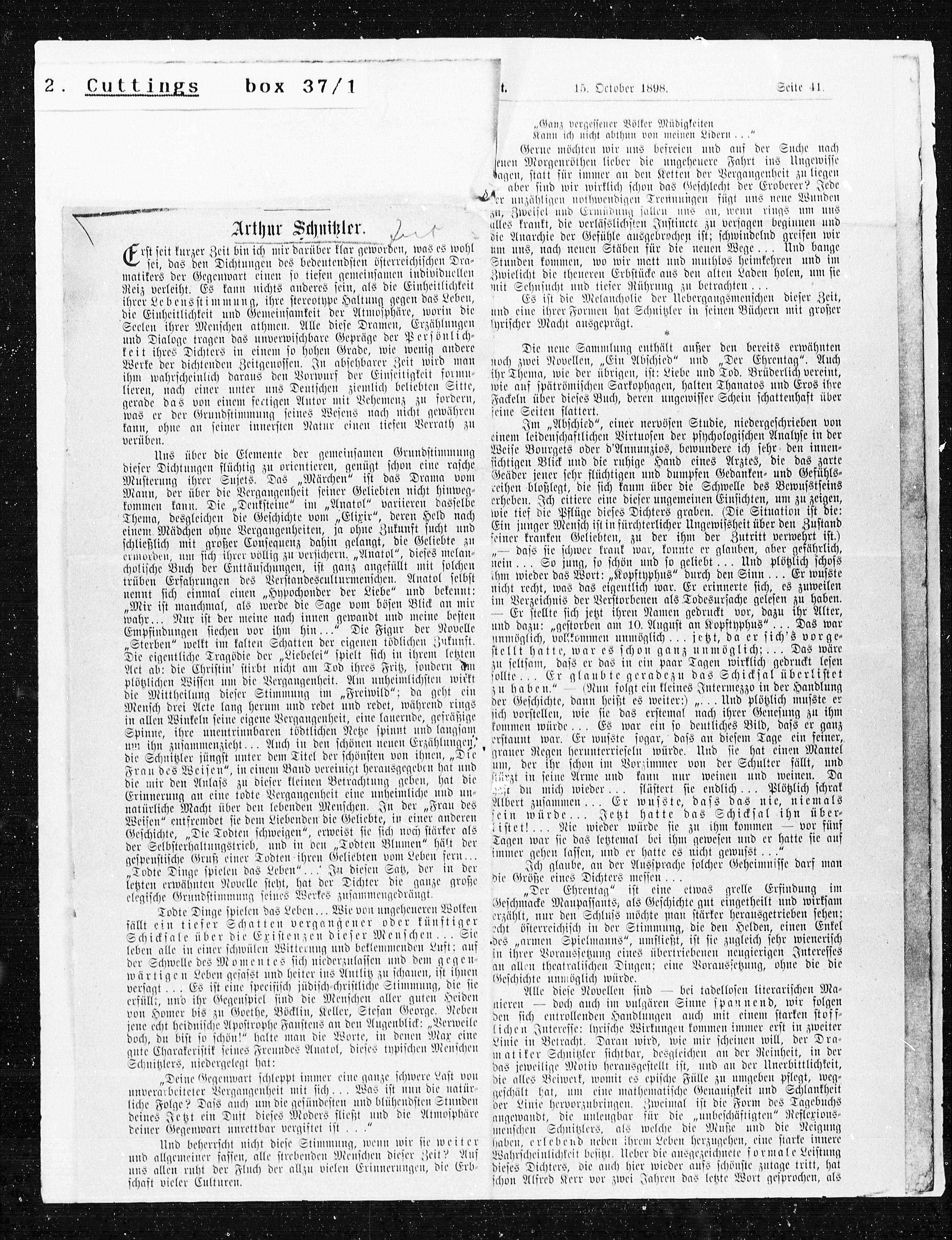 Vorschaubild für 1898 Ubell Die Zeit, Seite 2
