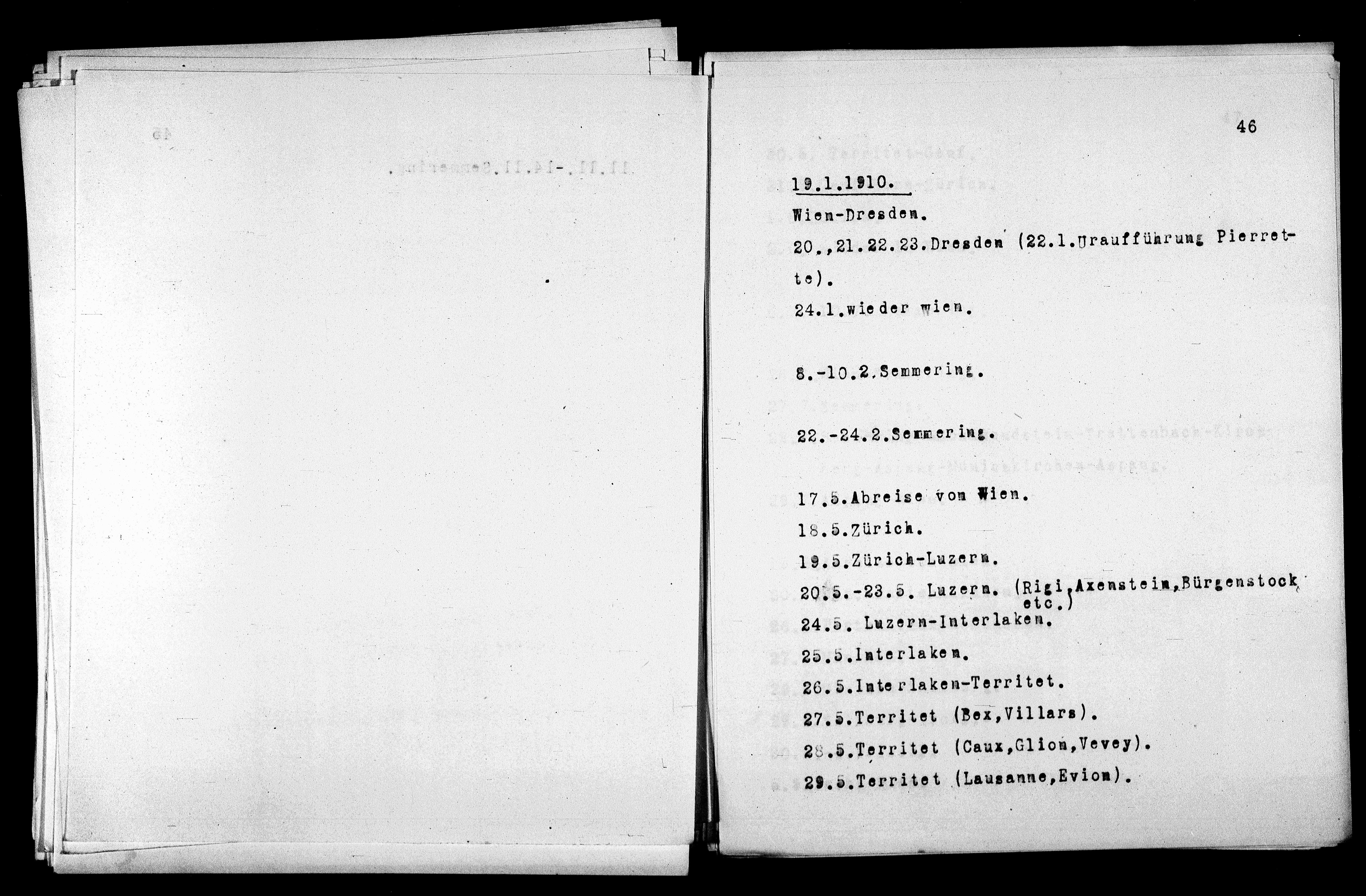 Vorschaubild für Verzeichnis unternommener Reisen 1867-1927, Seite 46