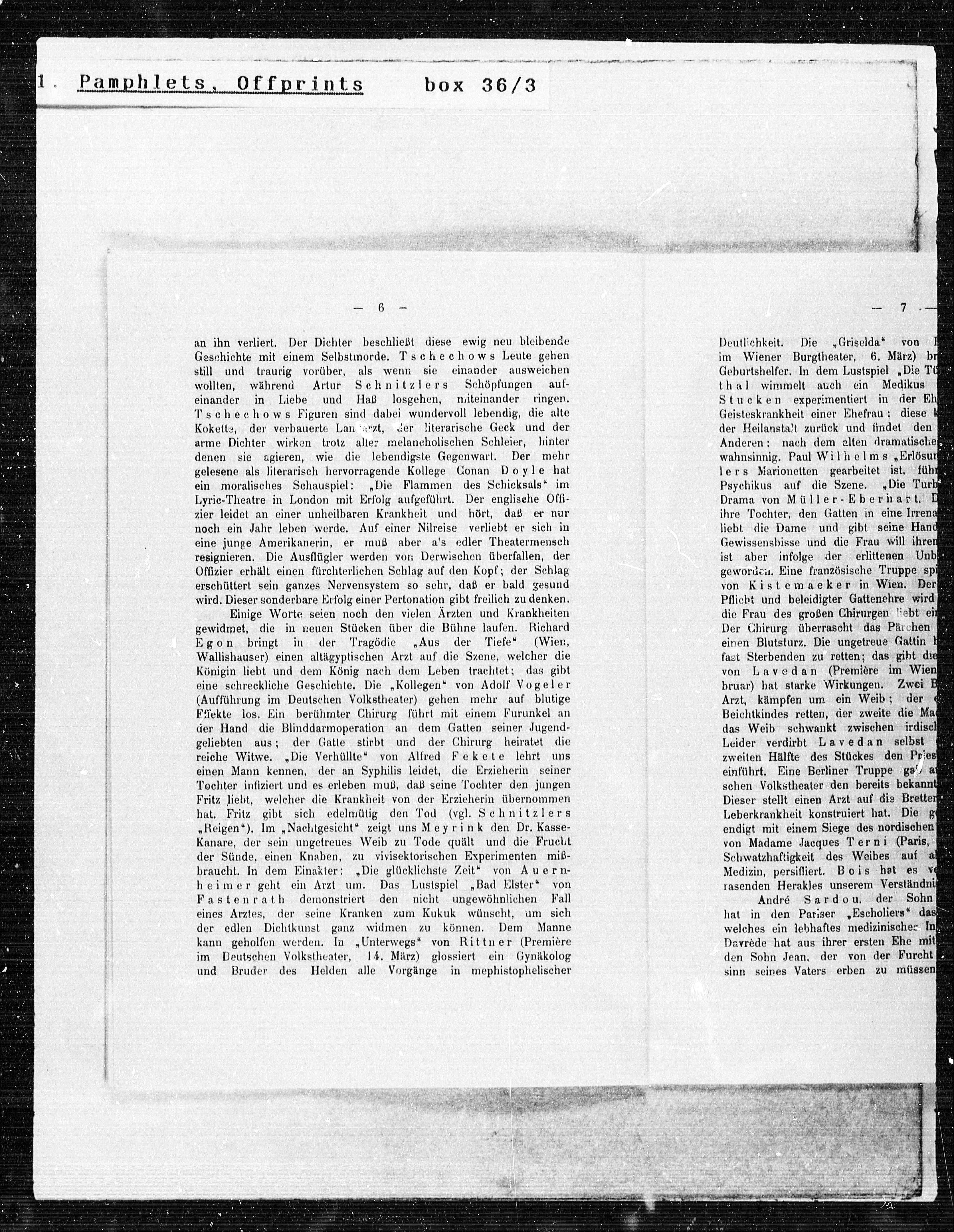 Vorschaubild für Broschüren Sonderdrucke 1904 1910, Seite 5