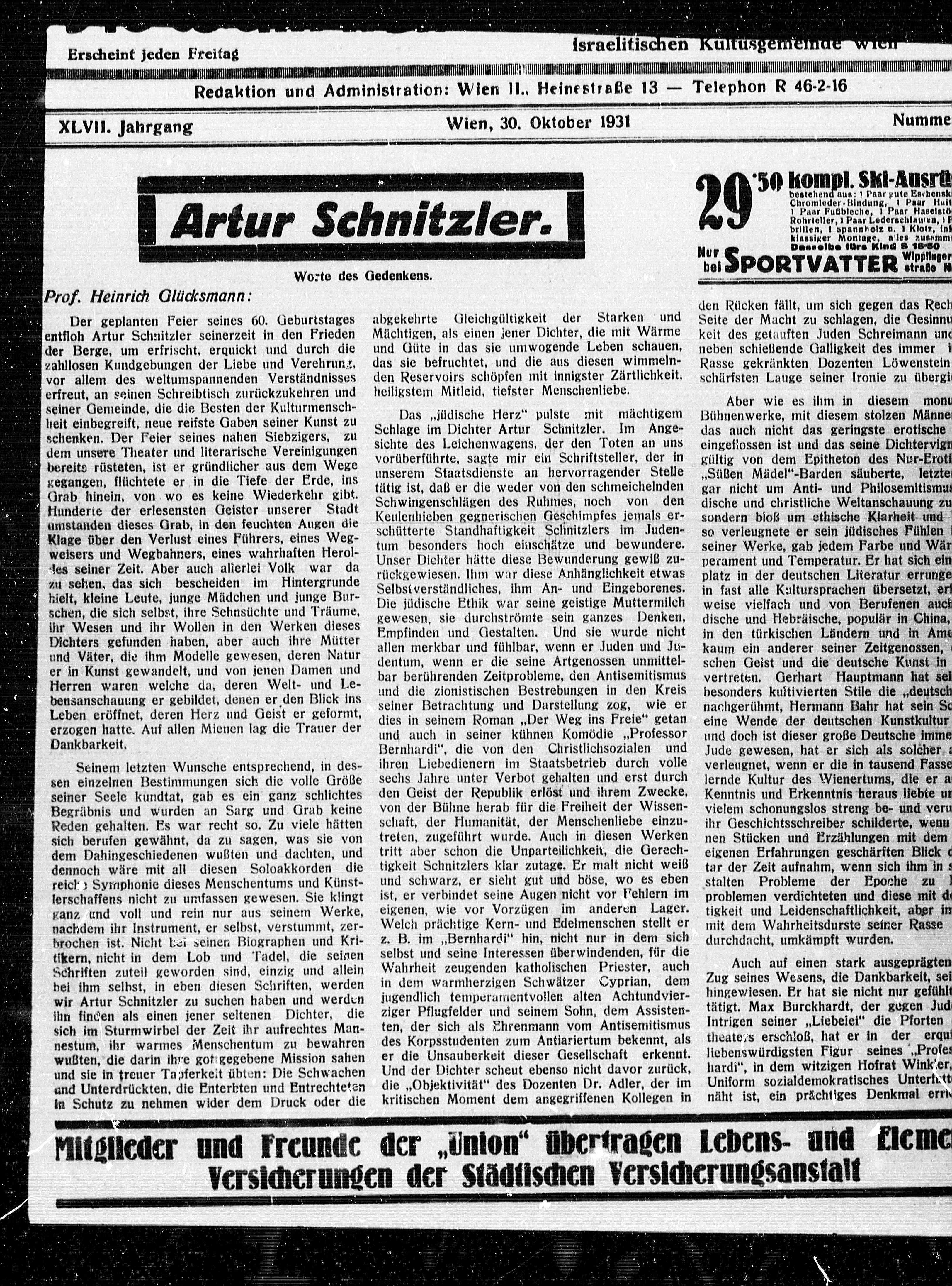 Vorschaubild für Schnitzlers Tod, Seite 329