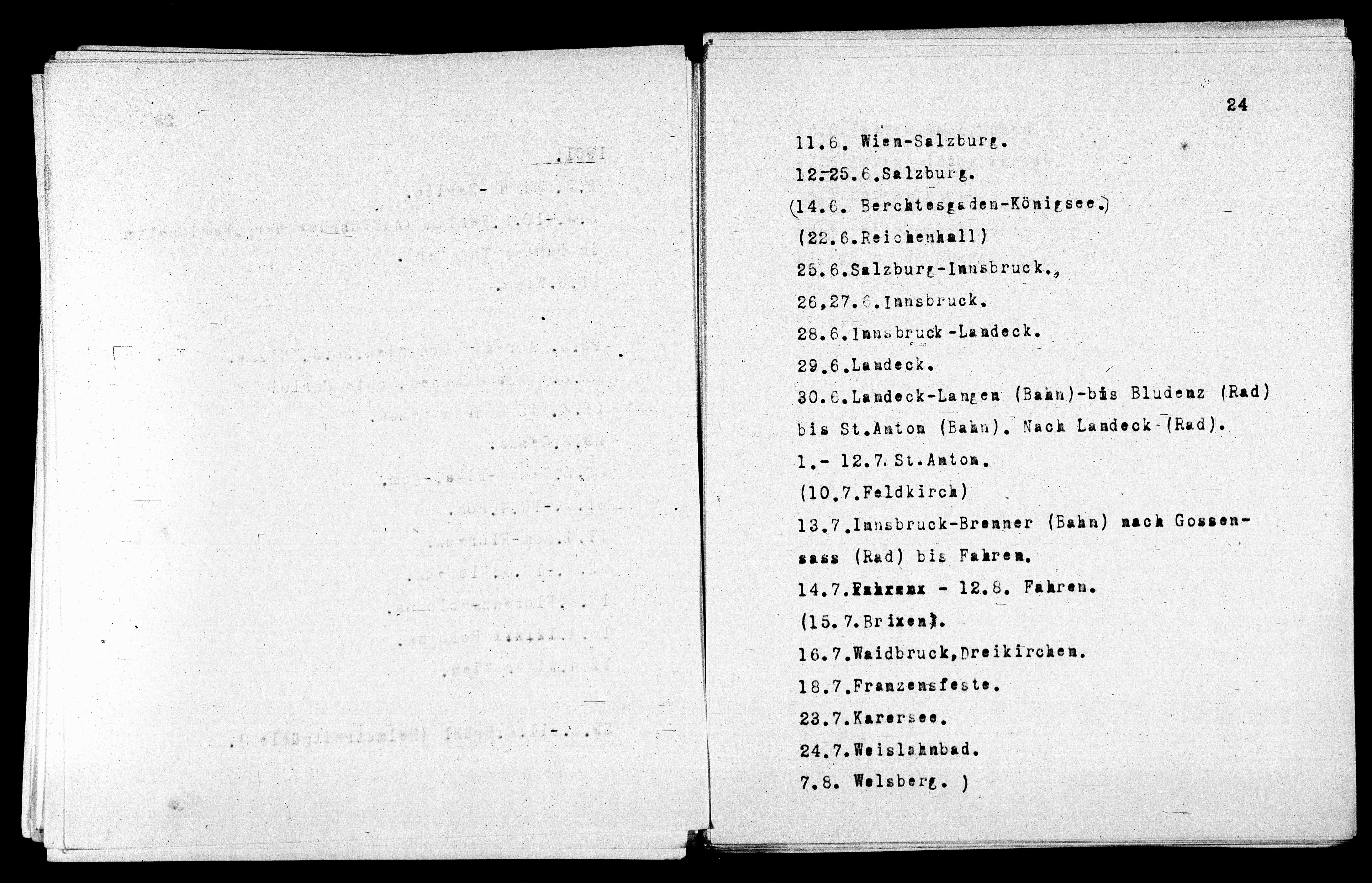 Vorschaubild für Verzeichnis unternommener Reisen 1867-1927, Seite 24
