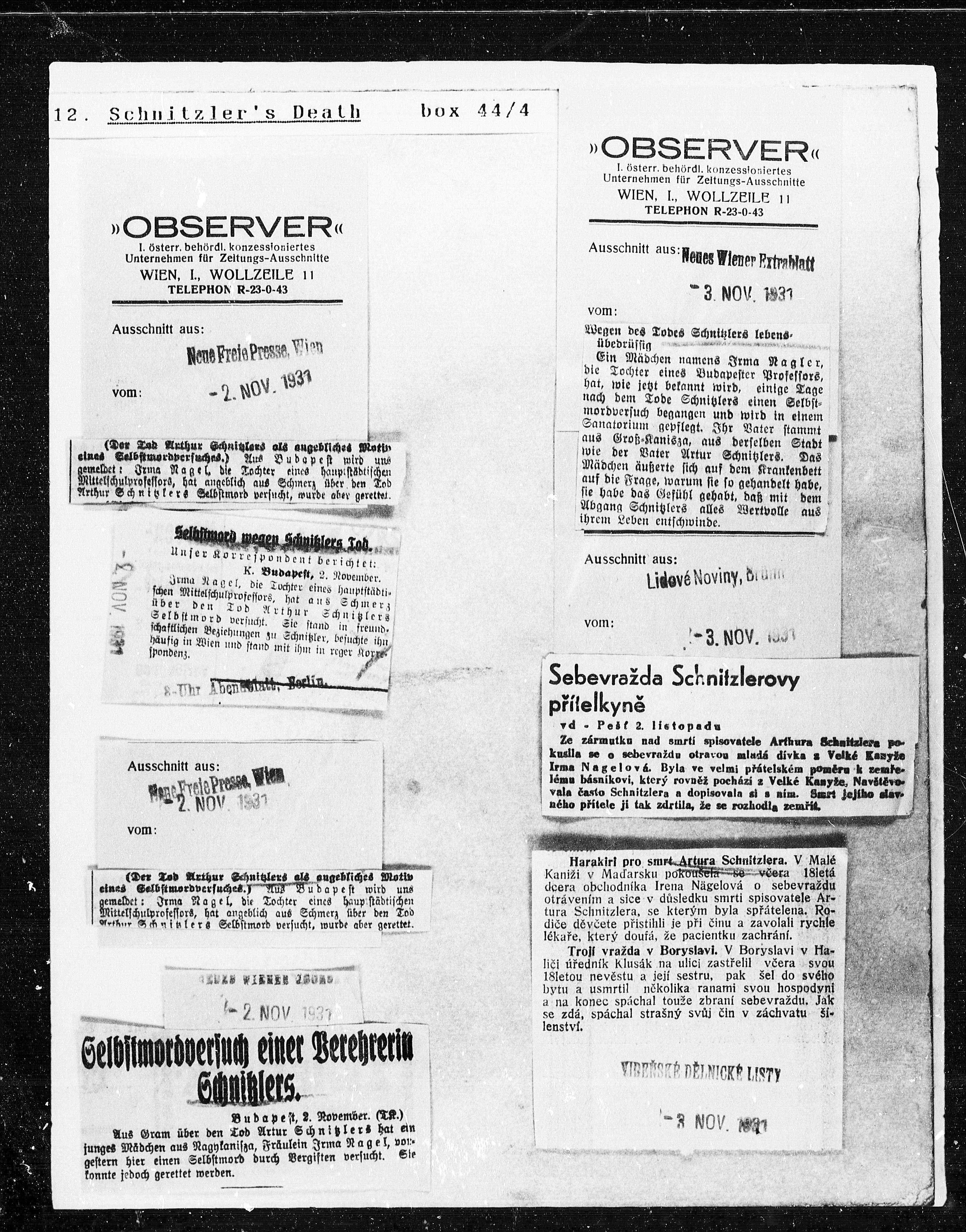 Vorschaubild für Schnitzlers Tod, Seite 803