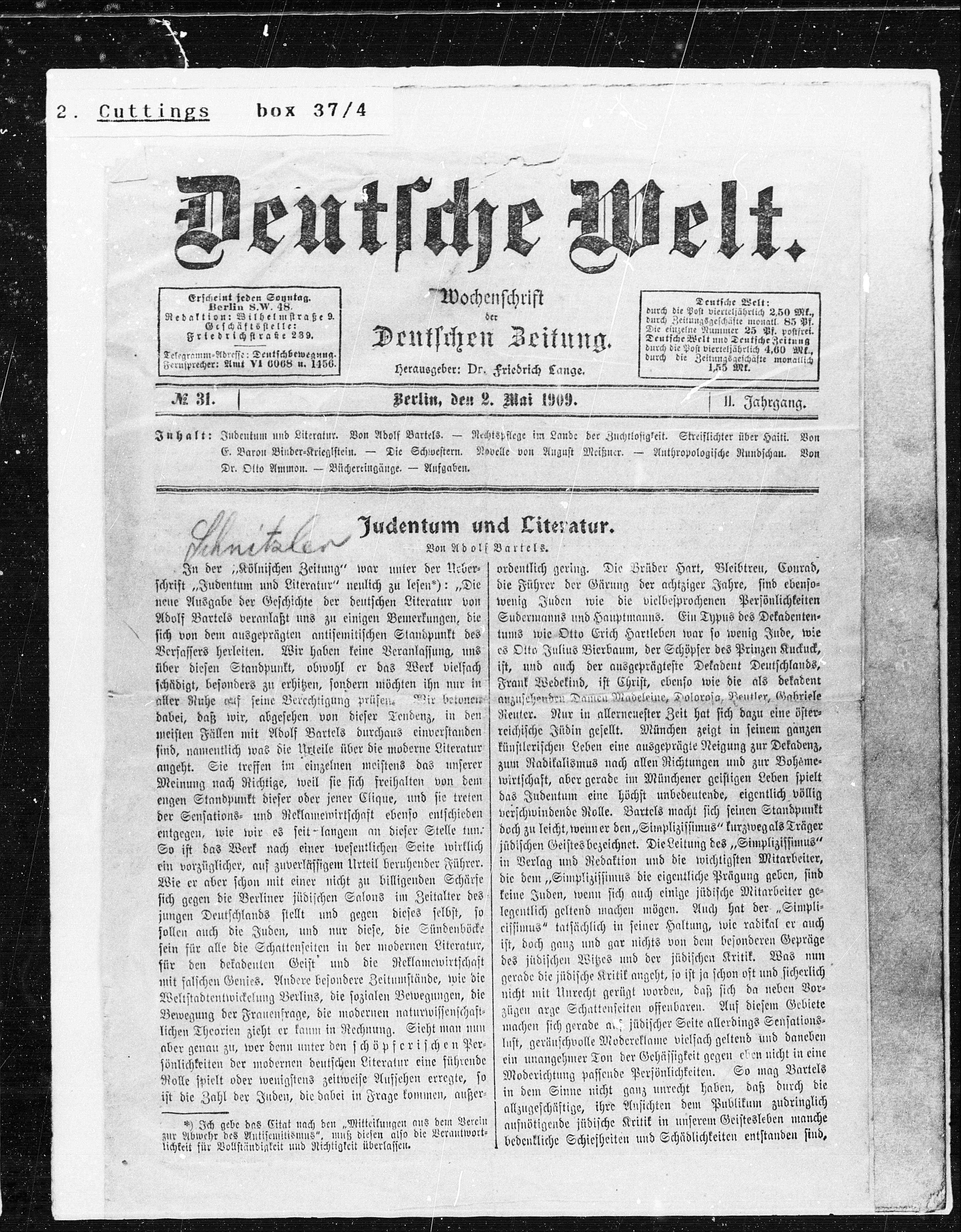 Vorschaubild für Ausschnitte 1909 1912, Seite 18