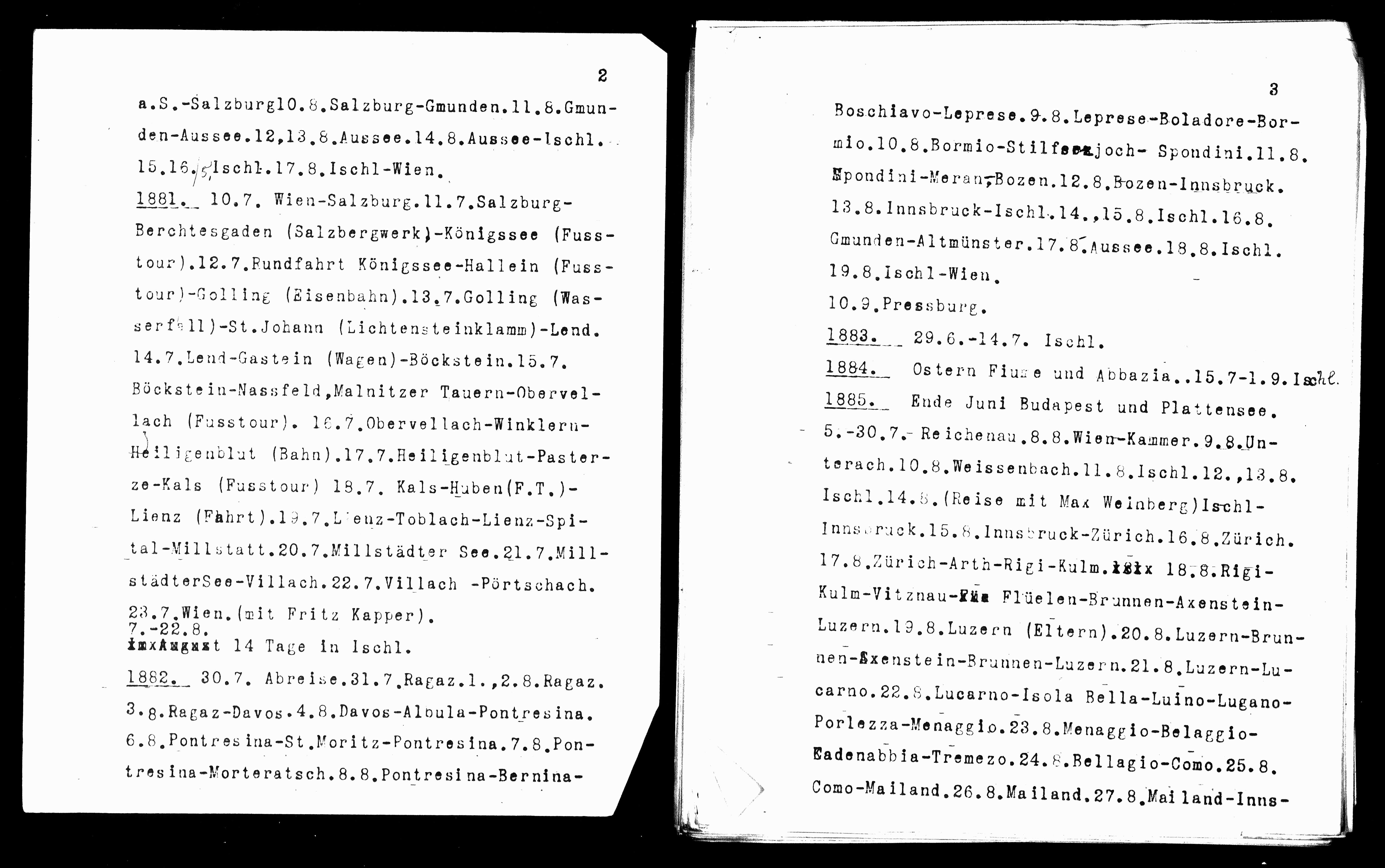 Vorschaubild für Verzeichnis unternommener Reisen 1867-1927, Seite 4